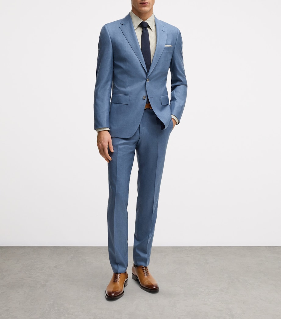 Cotton Slim Geometric Print Shirt 759 Image 5