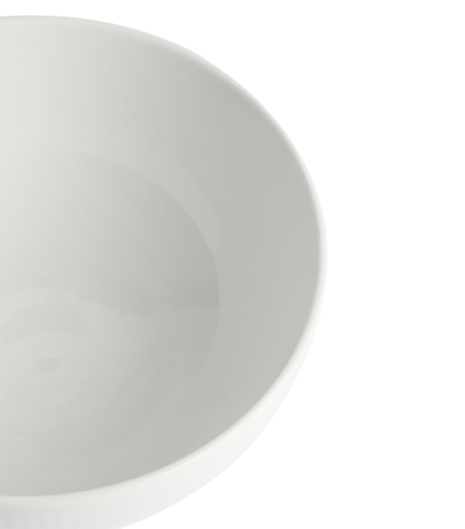 White Fluted Bowl (24cm) WHITE Image 2