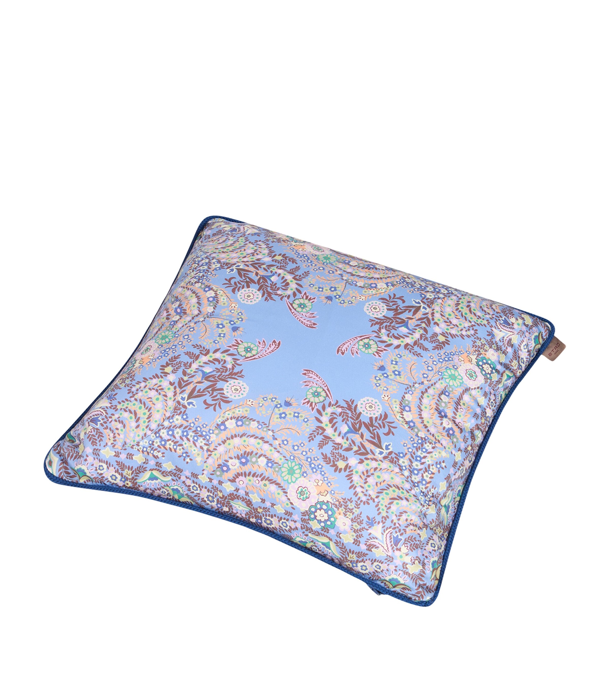 Etro Cotton Degrade Print Cushion (45cm x 45cm) Pale Blue Image 2