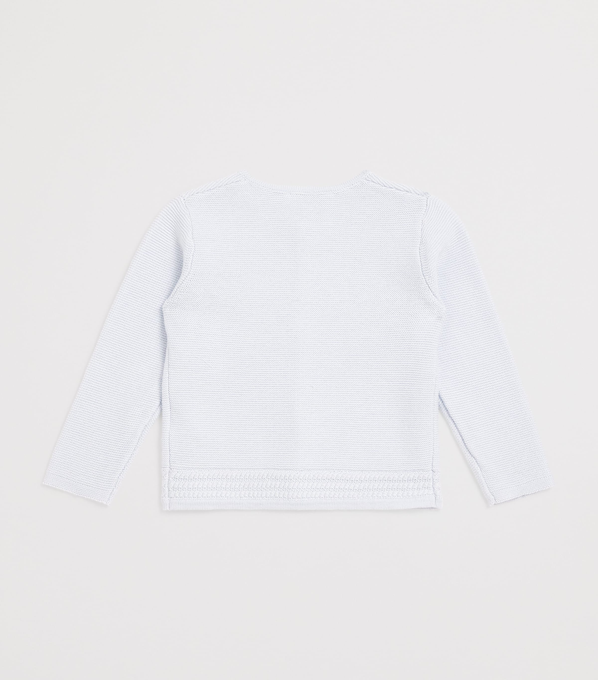 Cotton Button-Up Cardigan (1 Month - 2 Years) 41CIEL Image 2