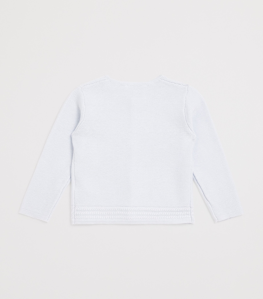 Cotton Button-Up Cardigan (1 Month - 2 Years) 41CIEL Image 2