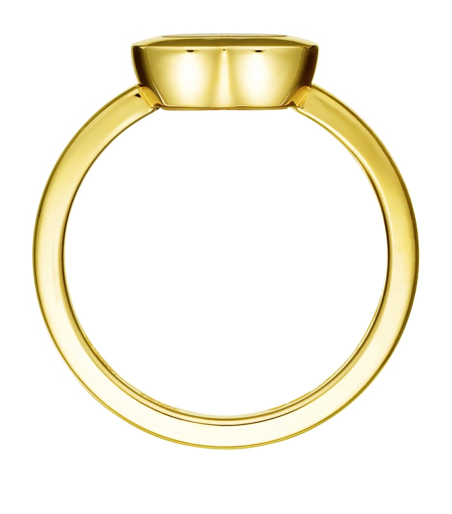 Yellow Gold and Diamond Happy Diamonds Icons Ring Image 2