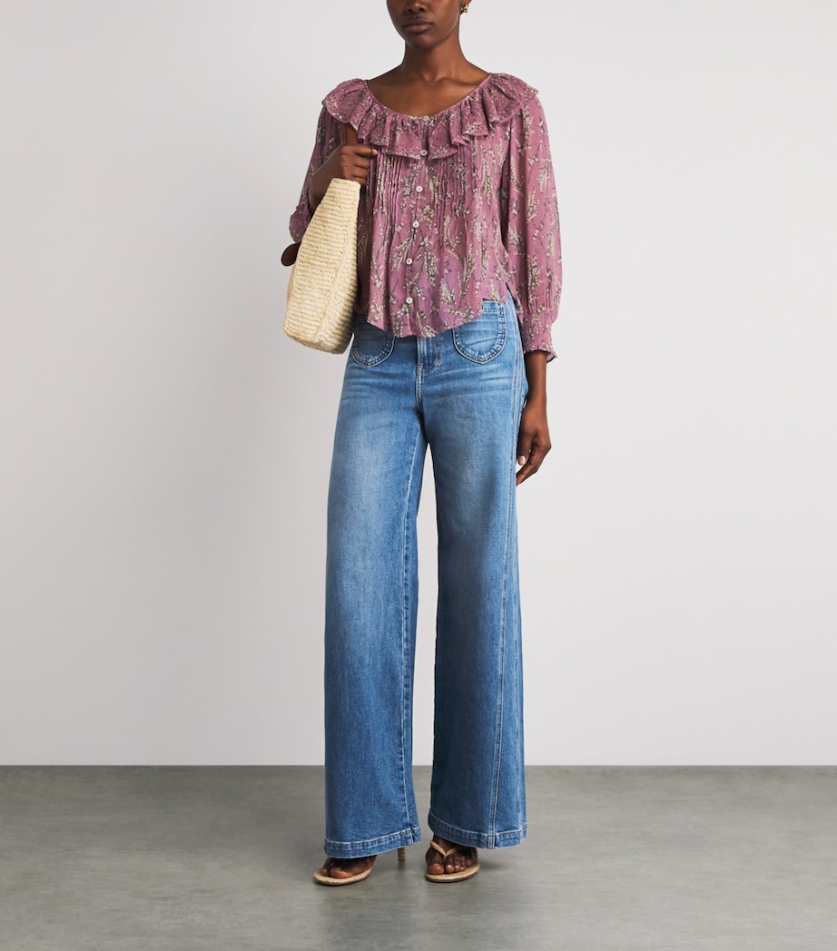 Veronica Beard Womens Taylor Jeans Sneak Peek Image 2