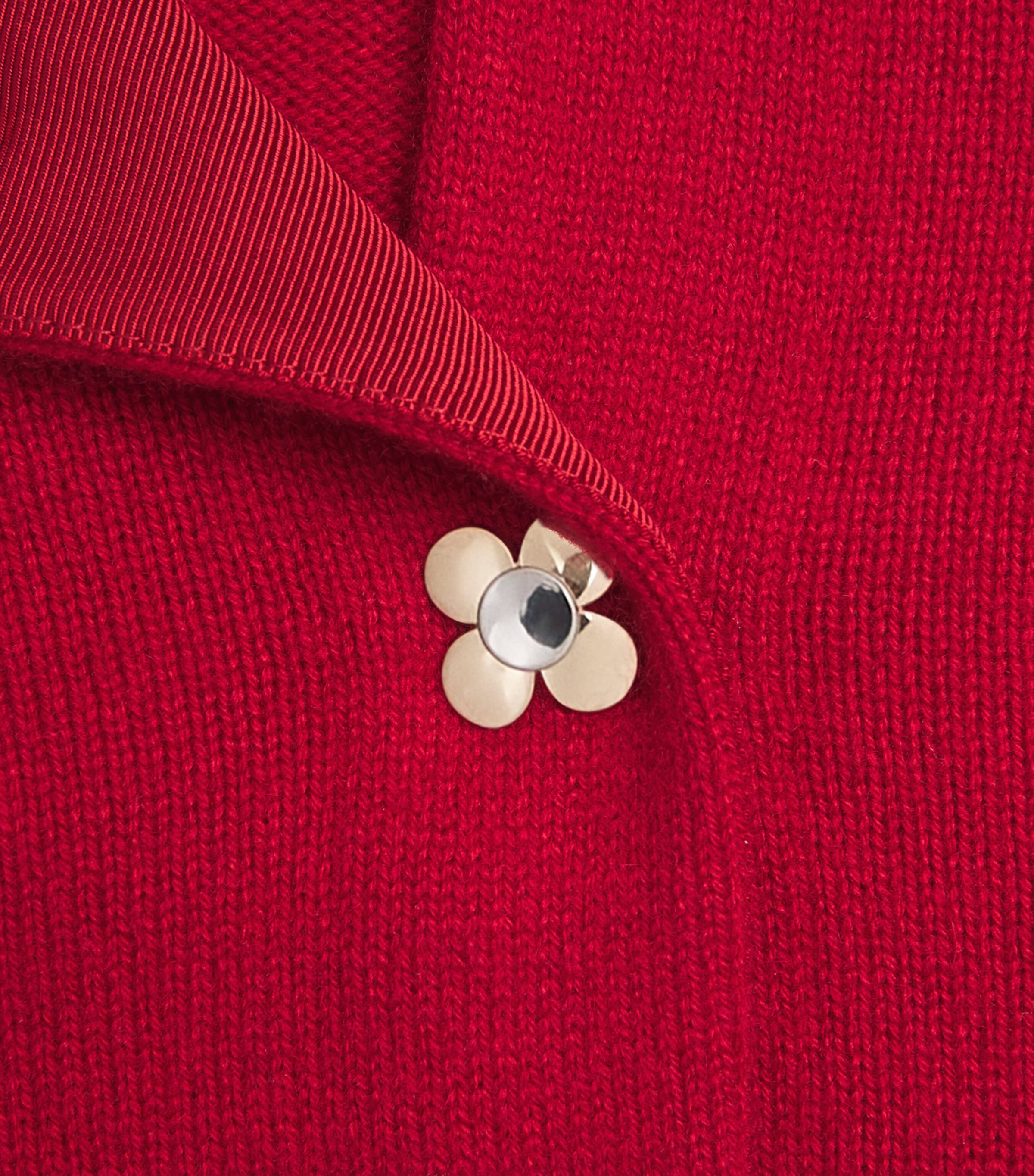 Cashmere Cardigan RED Image 5