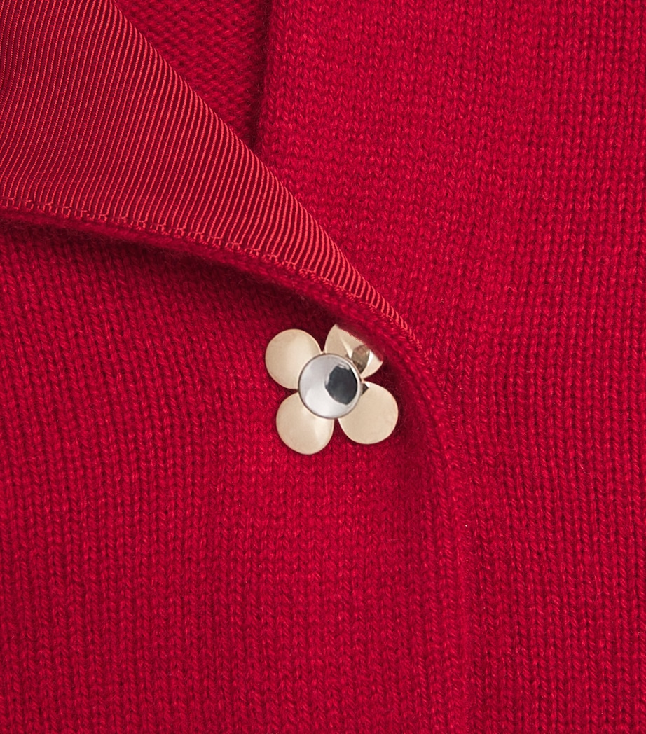 Cashmere Cardigan RED Image 5
