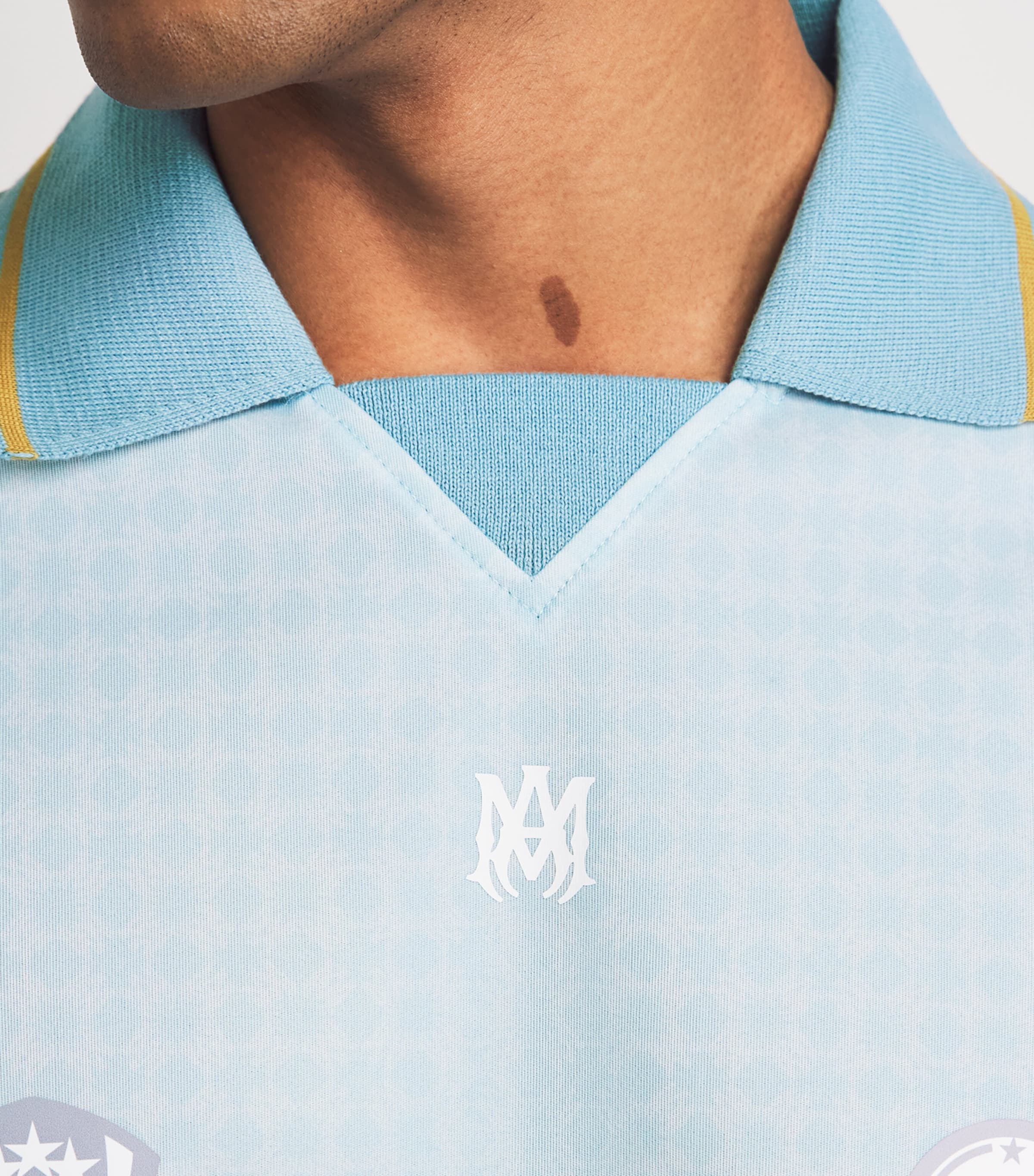 AMIRI Mens 94 Sport Jersey Sky Image 3