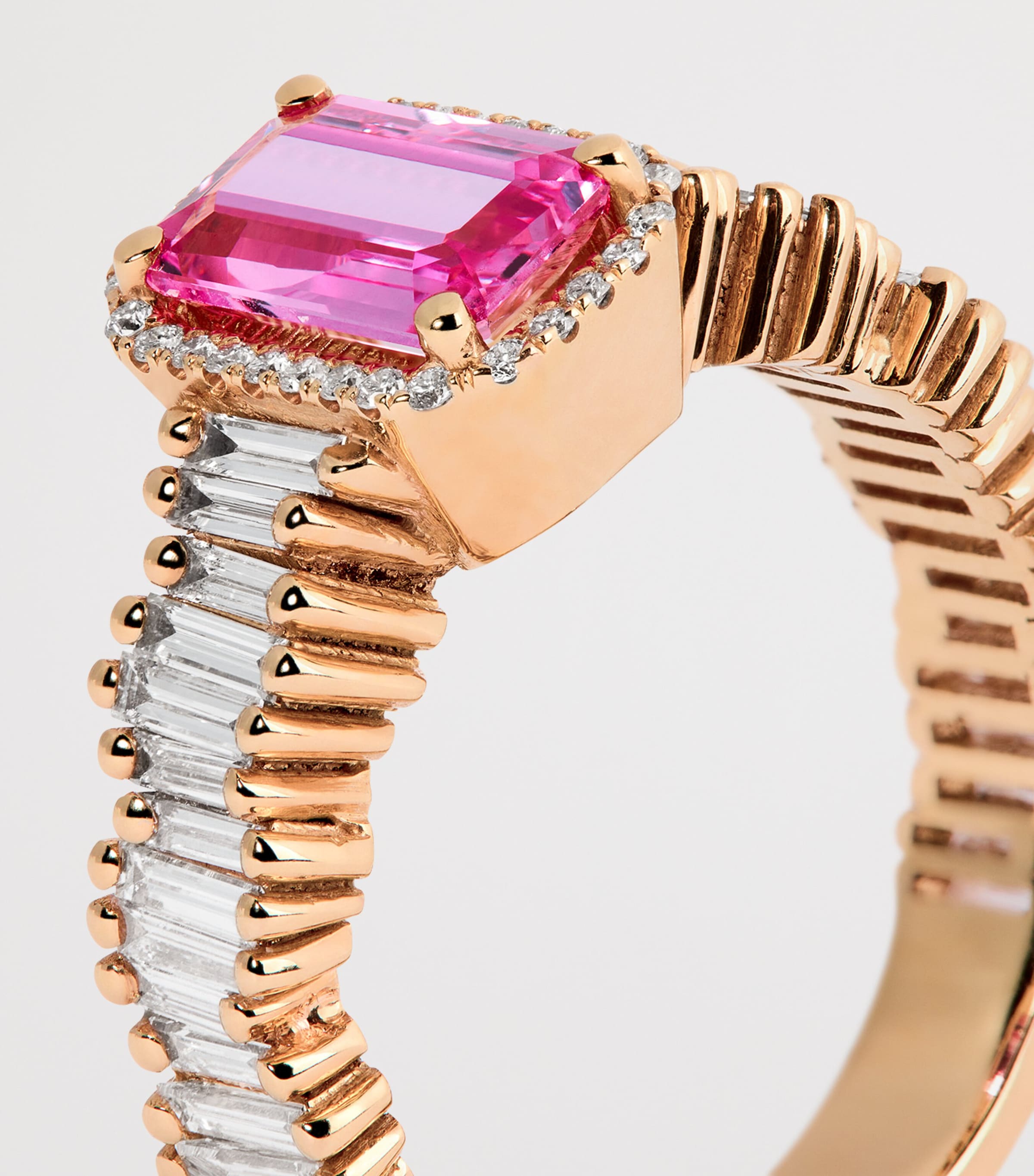 Suzanne Kalan Rose Gold, Sapphire and Diamond One of a Kind Ring Rg/ps Image 5
