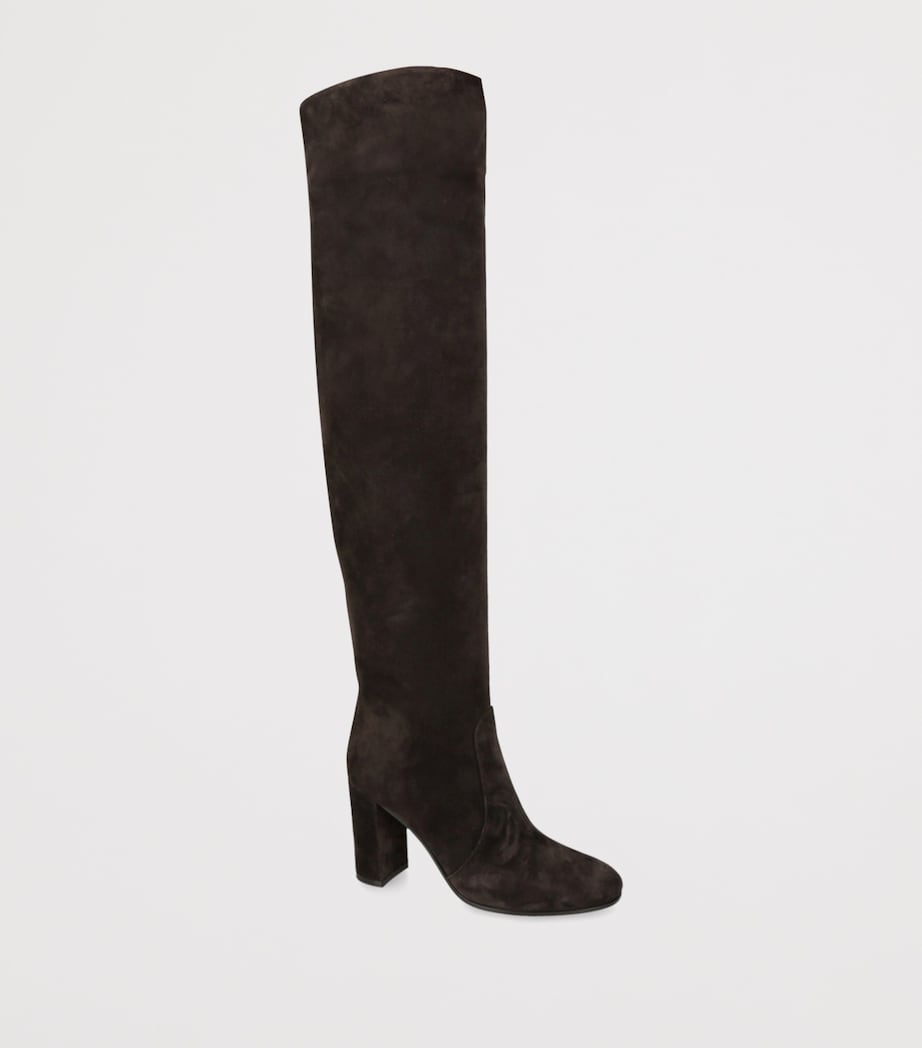 Suede Glen Over-The-Knee Boots 45 BROWN Image 3