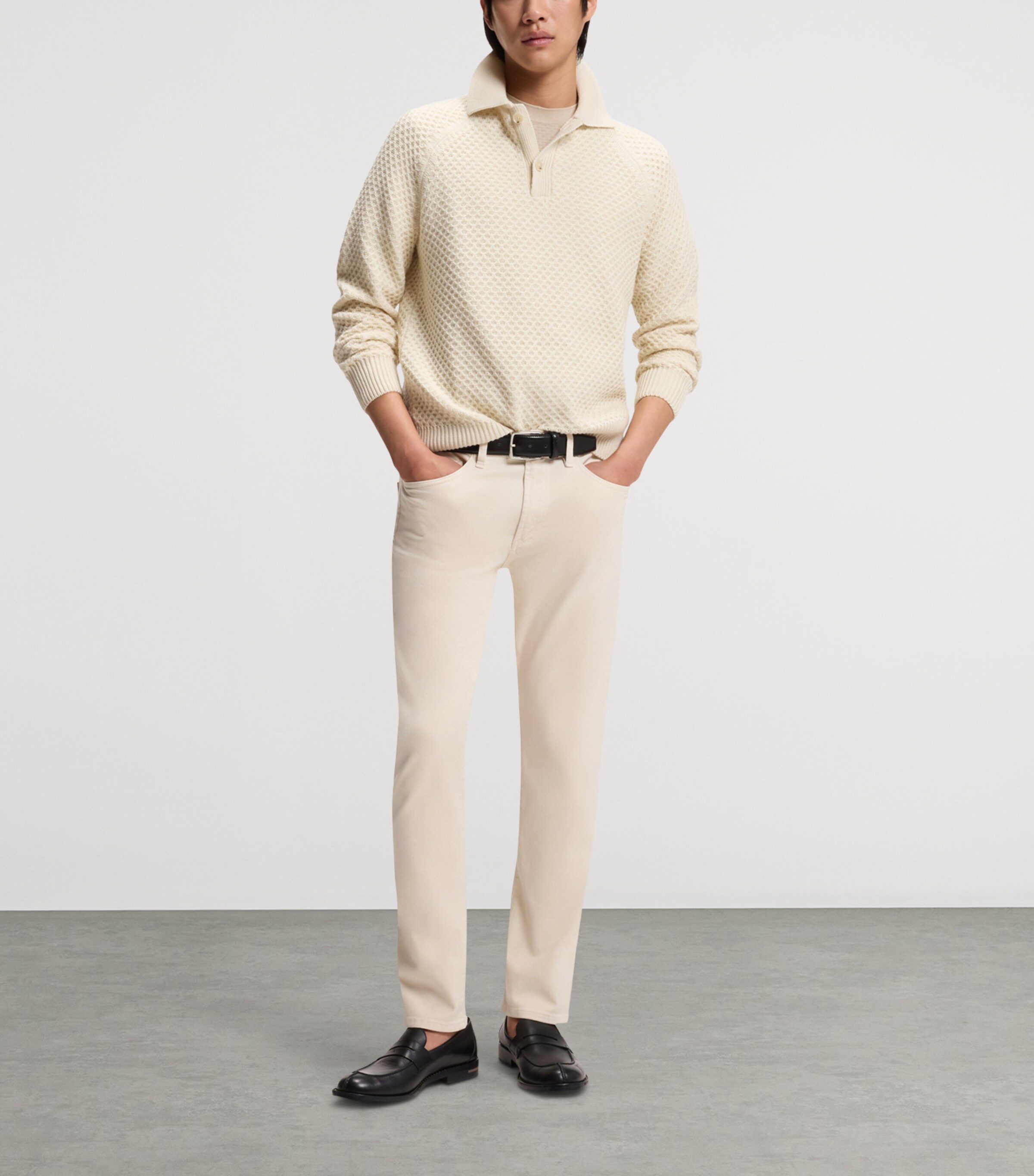 BOSS Mens Stretch-Denim Slim Jeans Image 4