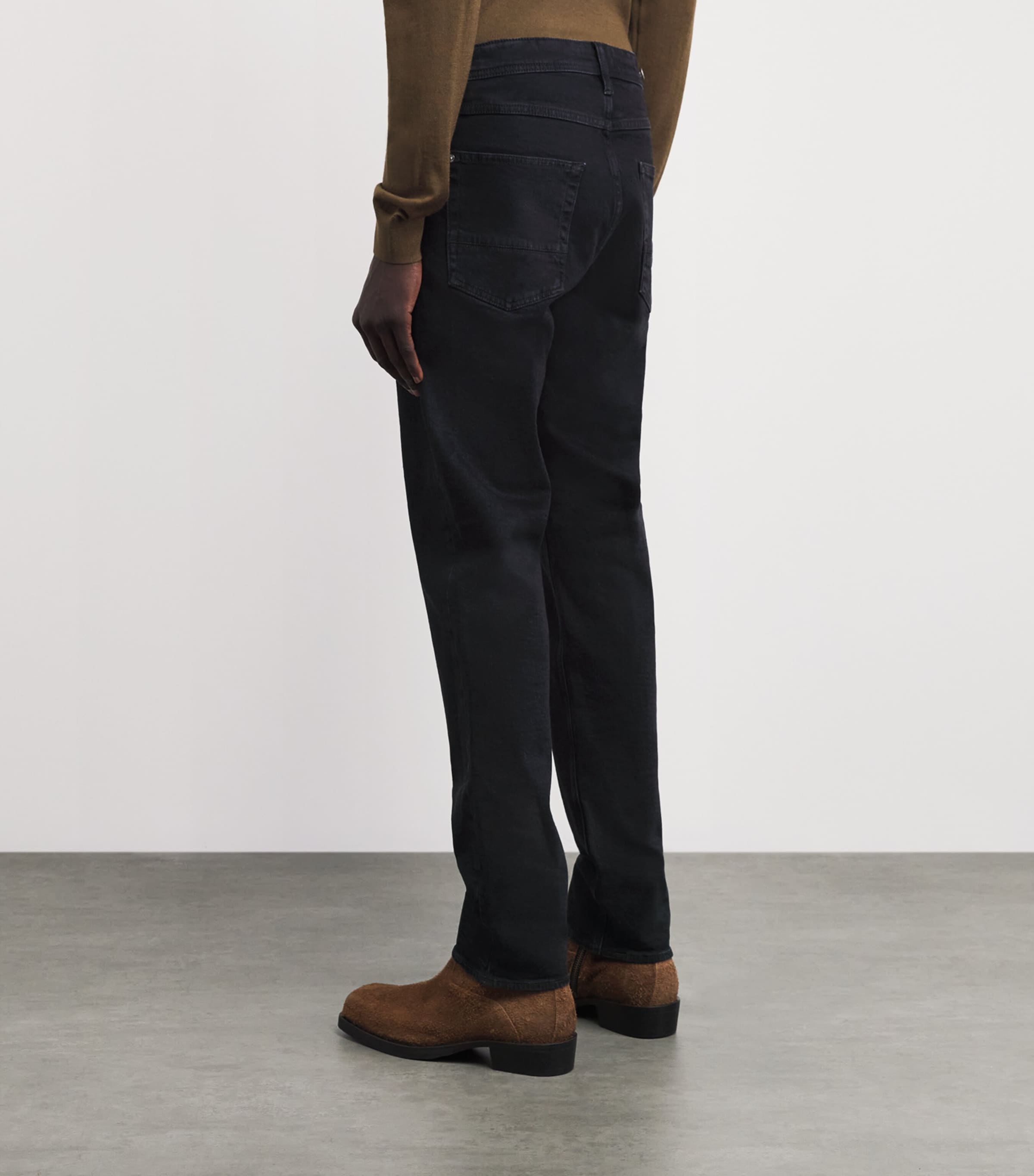 Stone Island Mens Stretch Denim-Rinsed Slim Jeans Image 5
