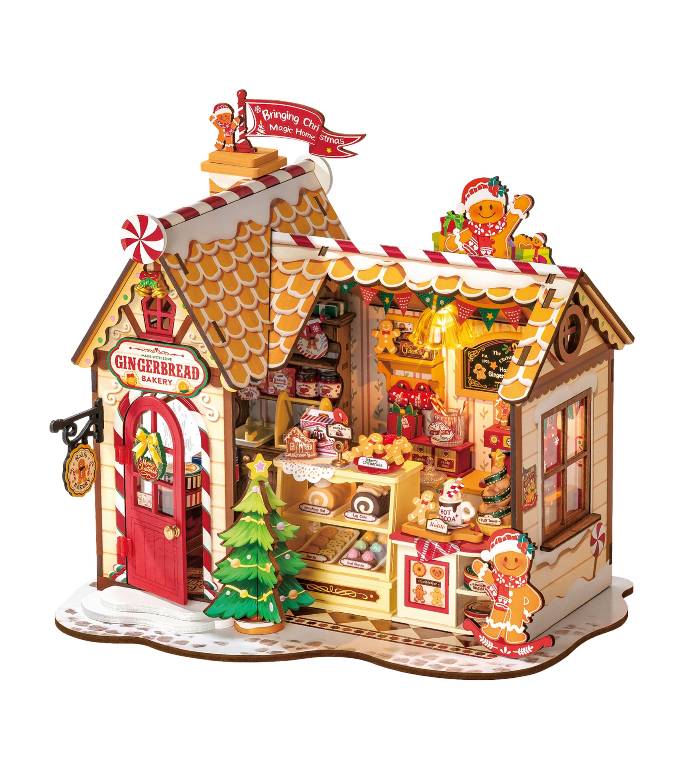 Robotime Gingerbread House Set Image 1