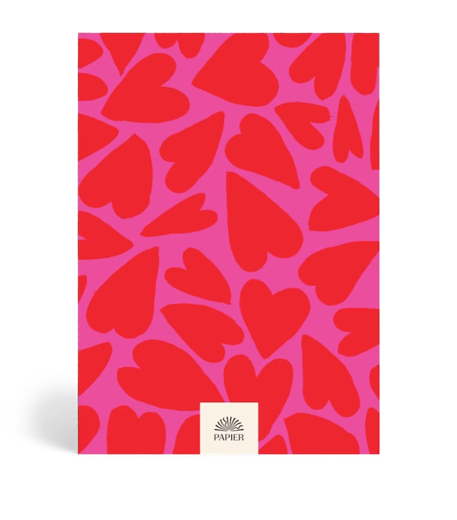 Full of Hearts Lined Notebook PINK Image 2
