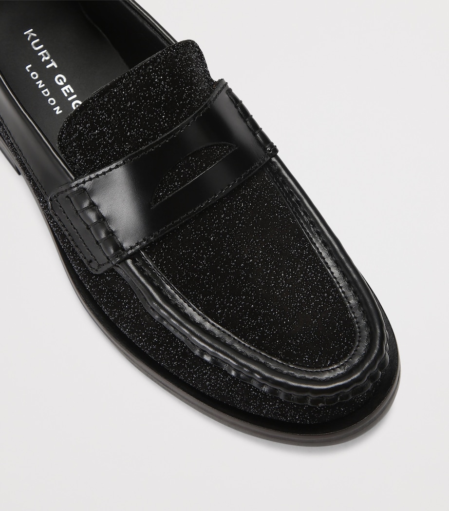 Kurt Geiger London Leather Lombard Loafers Blk/other Image 2