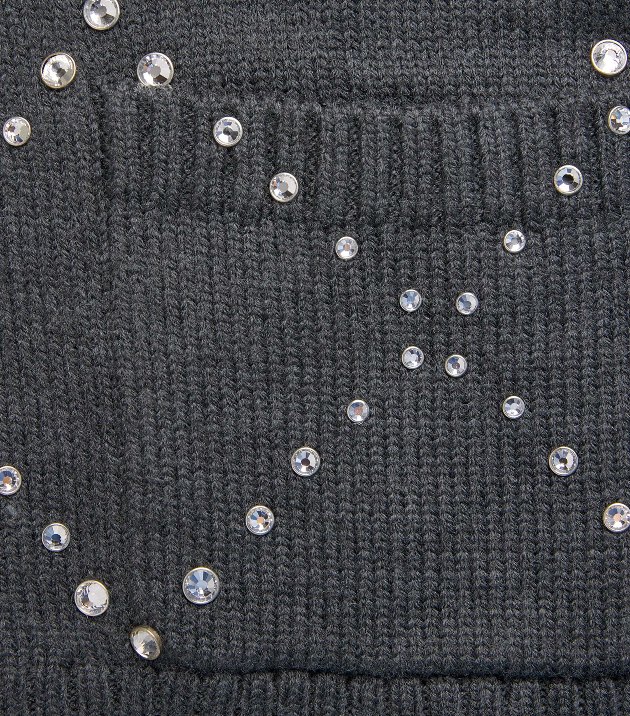 Studded Cardigan GREY Image 5