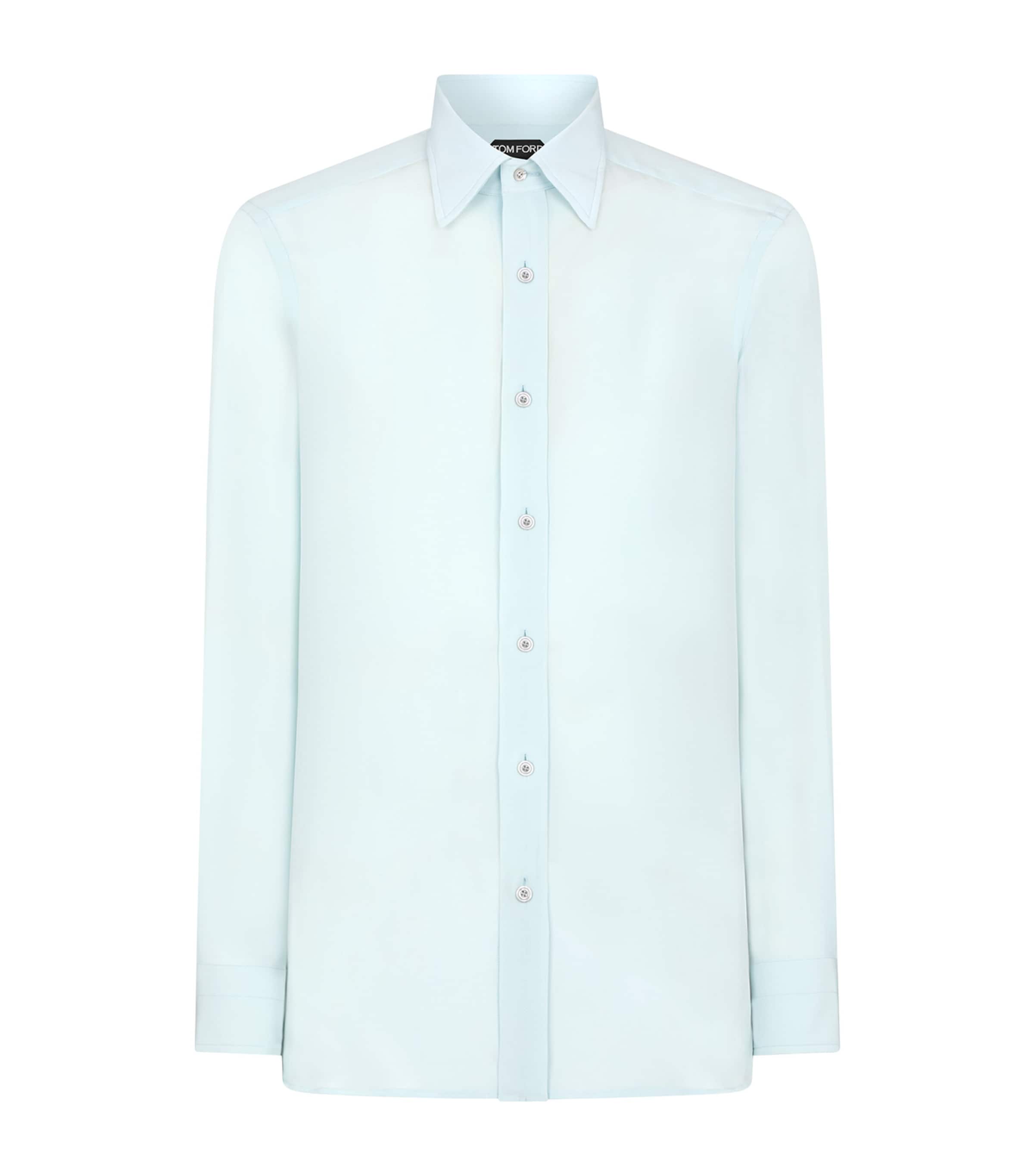 TOM FORD Silk Slim Shirt | Wedding | For the Groom | Men Clothing | Shirts | Casual Shirts | Designers | Tom Ford