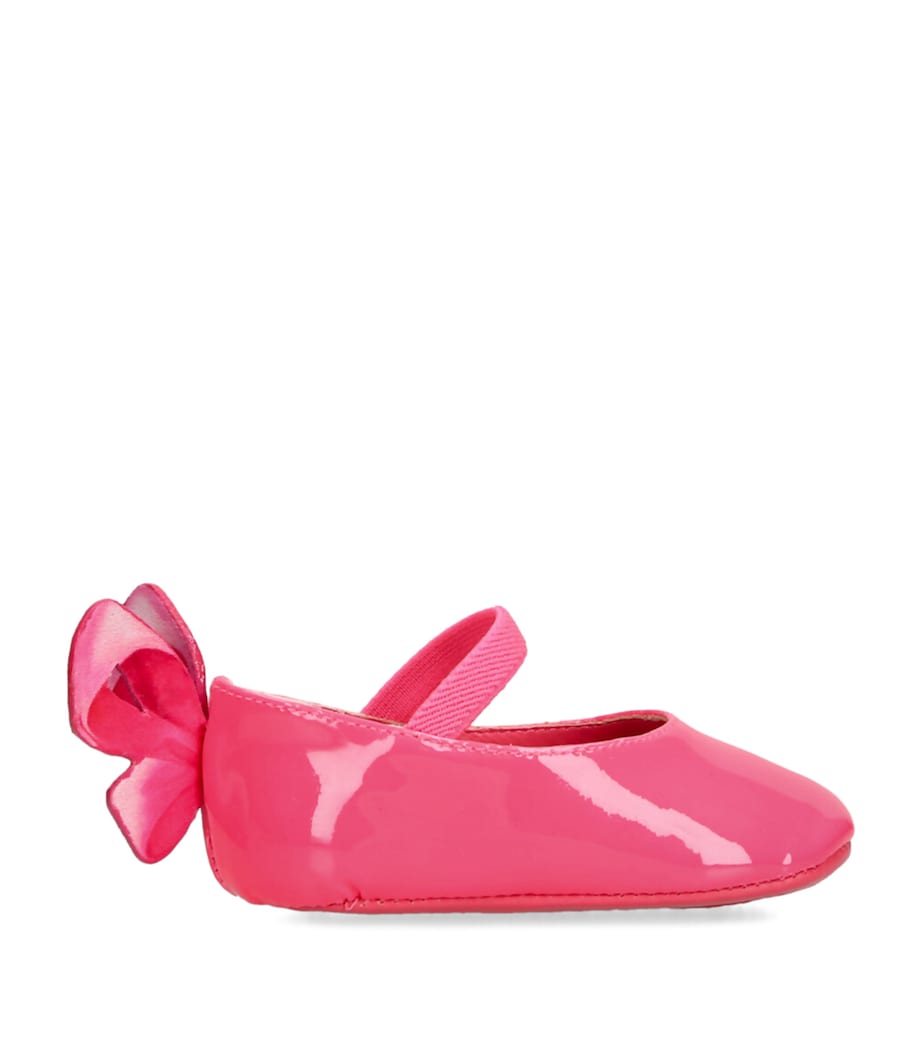 Leather Mademoiselle Baby Flats FUCHSIA Image 1