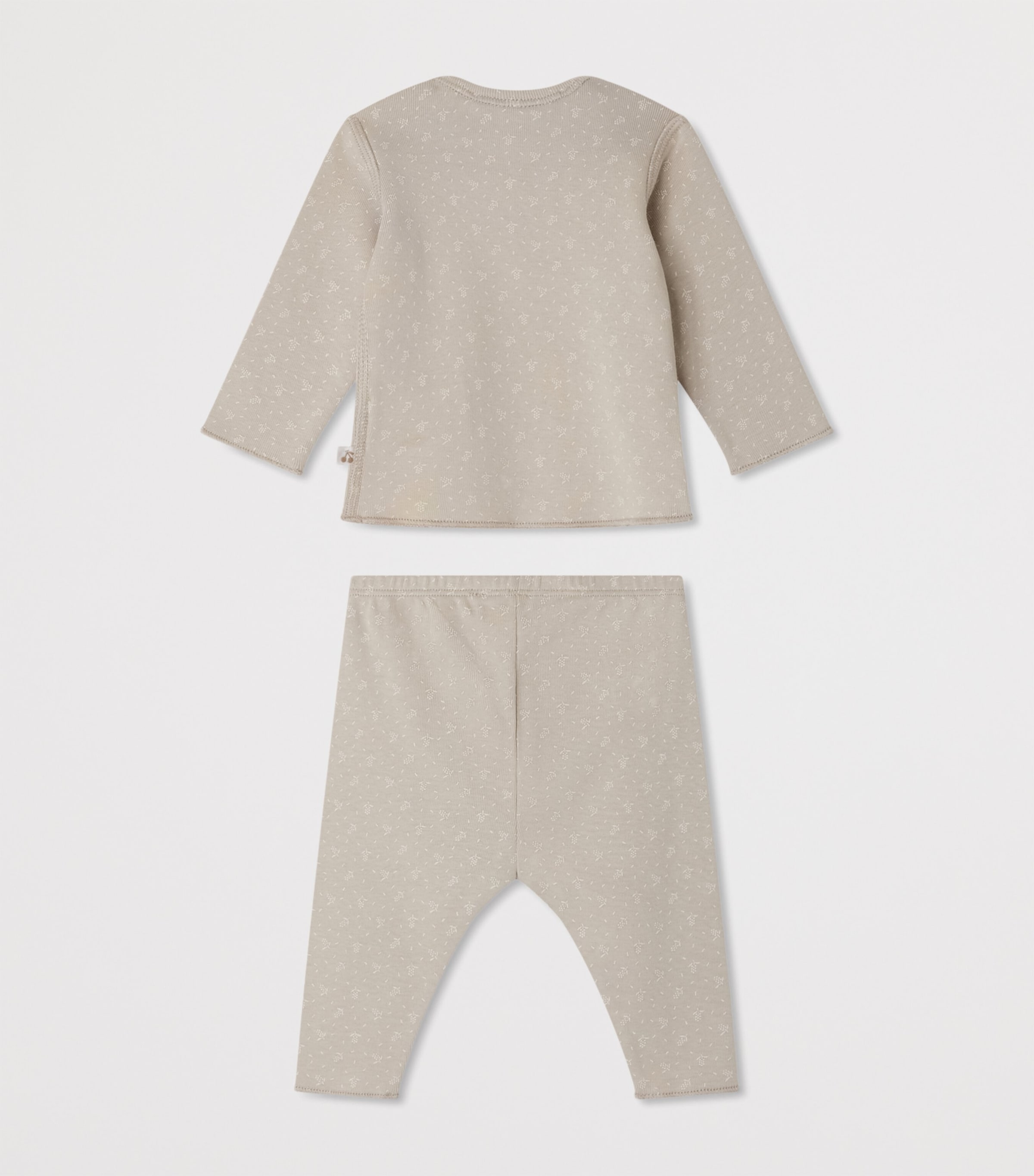 Cotton Timi T-Shirt and Leggings Set (1-18 Months) GRIS CLAIR Image 2