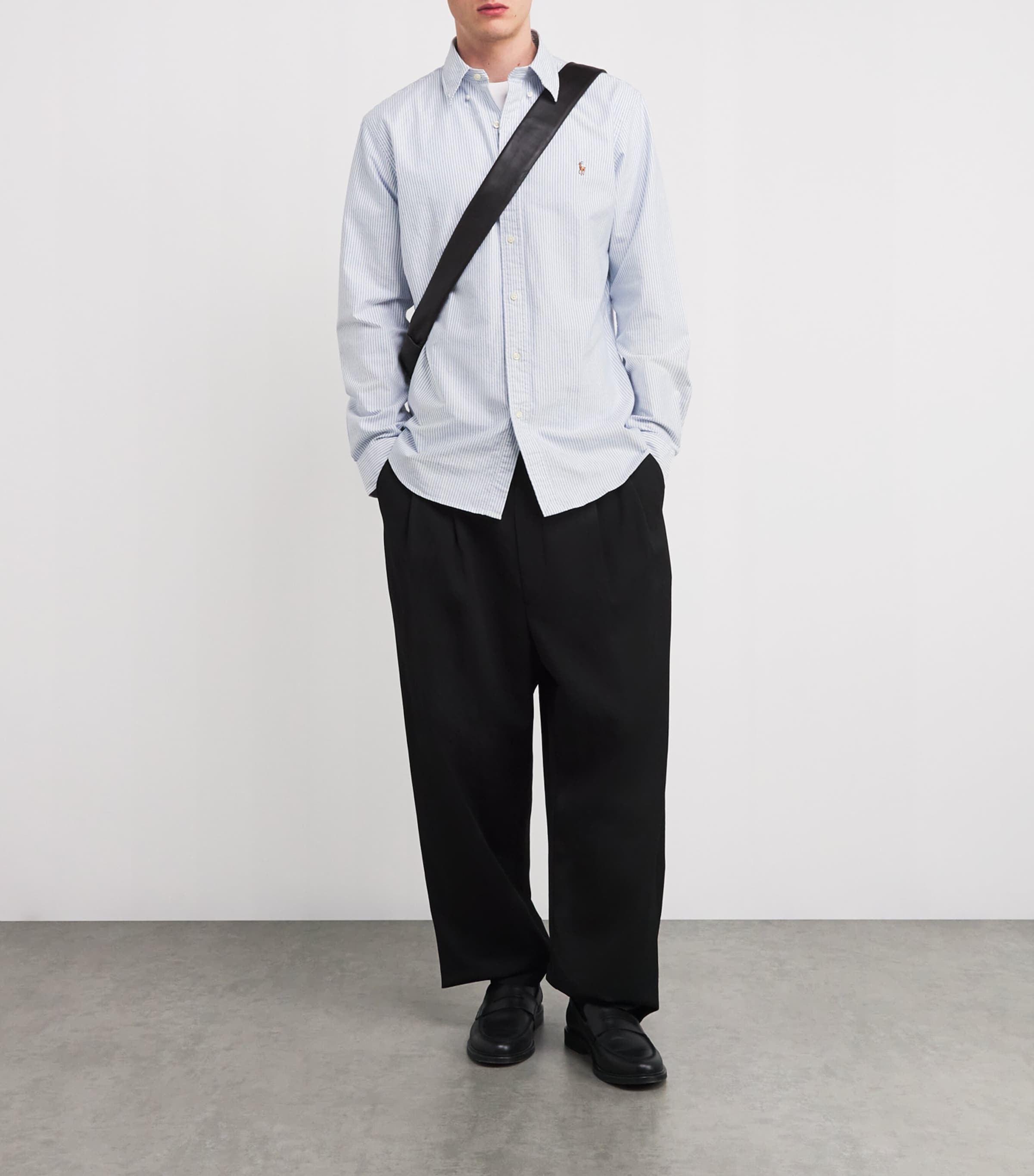 Striped Oxford Shirt BLUE/WHITE STRIPE Image 2