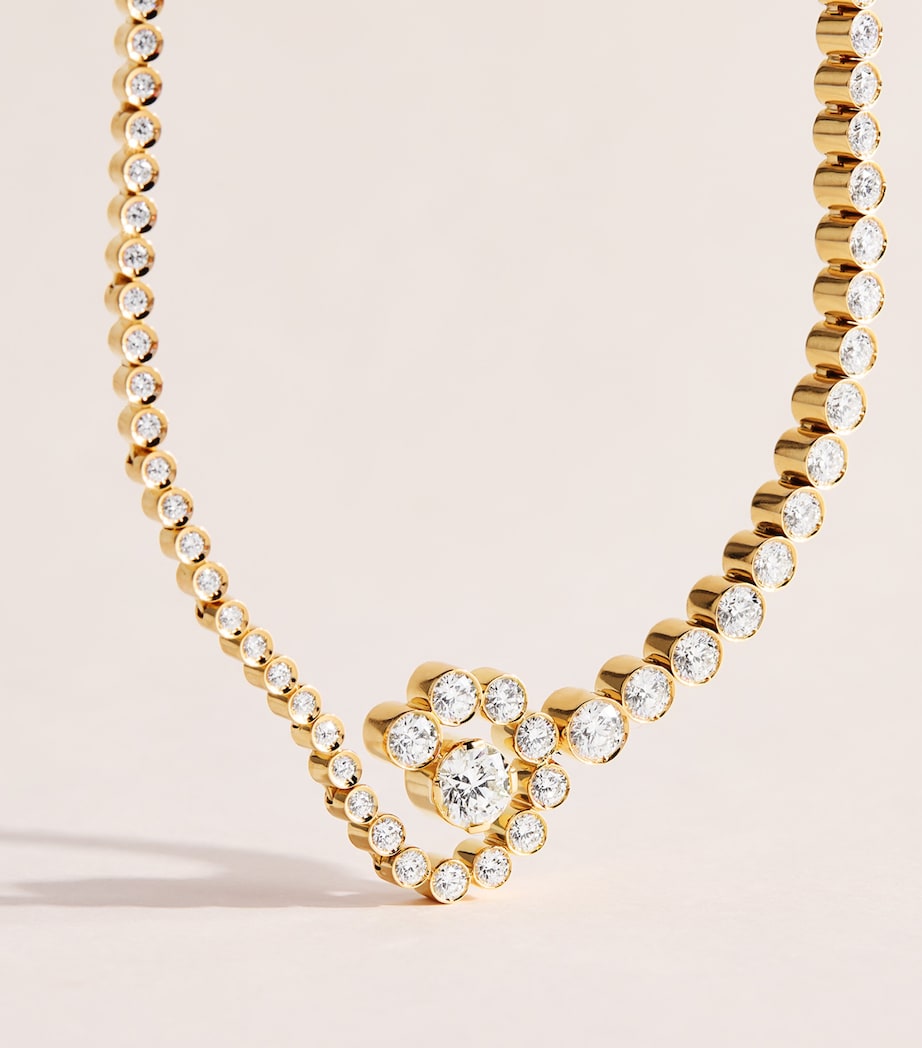 Sophie Bille Brahe Yellow Gold and Diamond Collier d’Escargot Necklace Yellow Gold Image 4