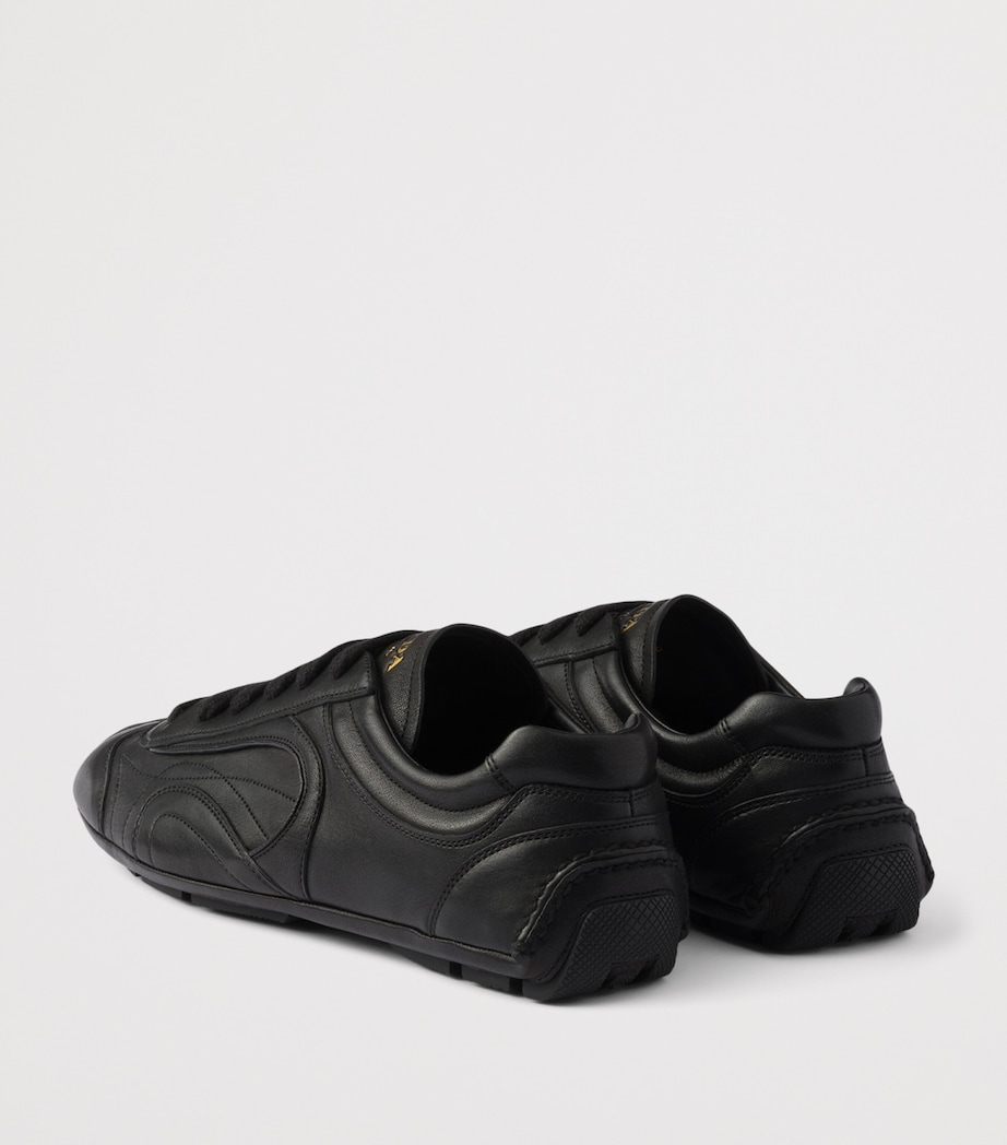 Nappa Leather Antiqued Sneakers F0002 Image 4