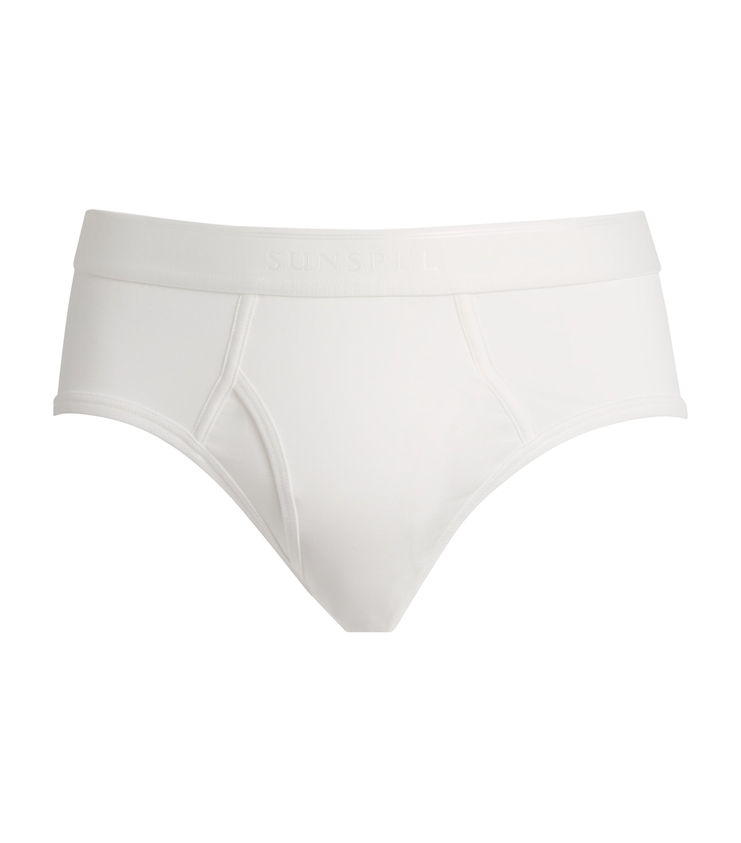 Superfine Cotton Briefs WHAA - WHT Image 1