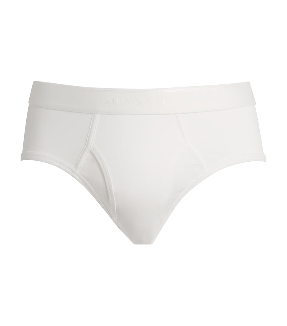 Superfine Cotton Briefs WHAA - WHT Image 1