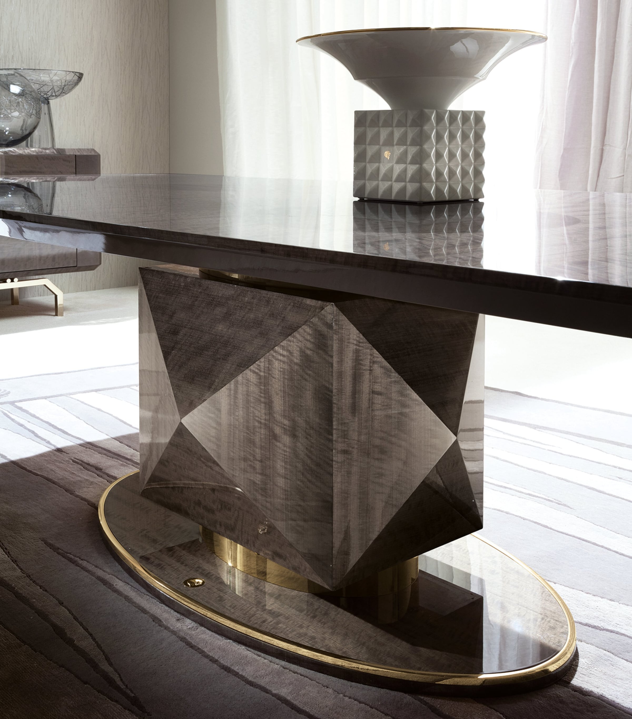 Infinity Dining Table GREY Image 3