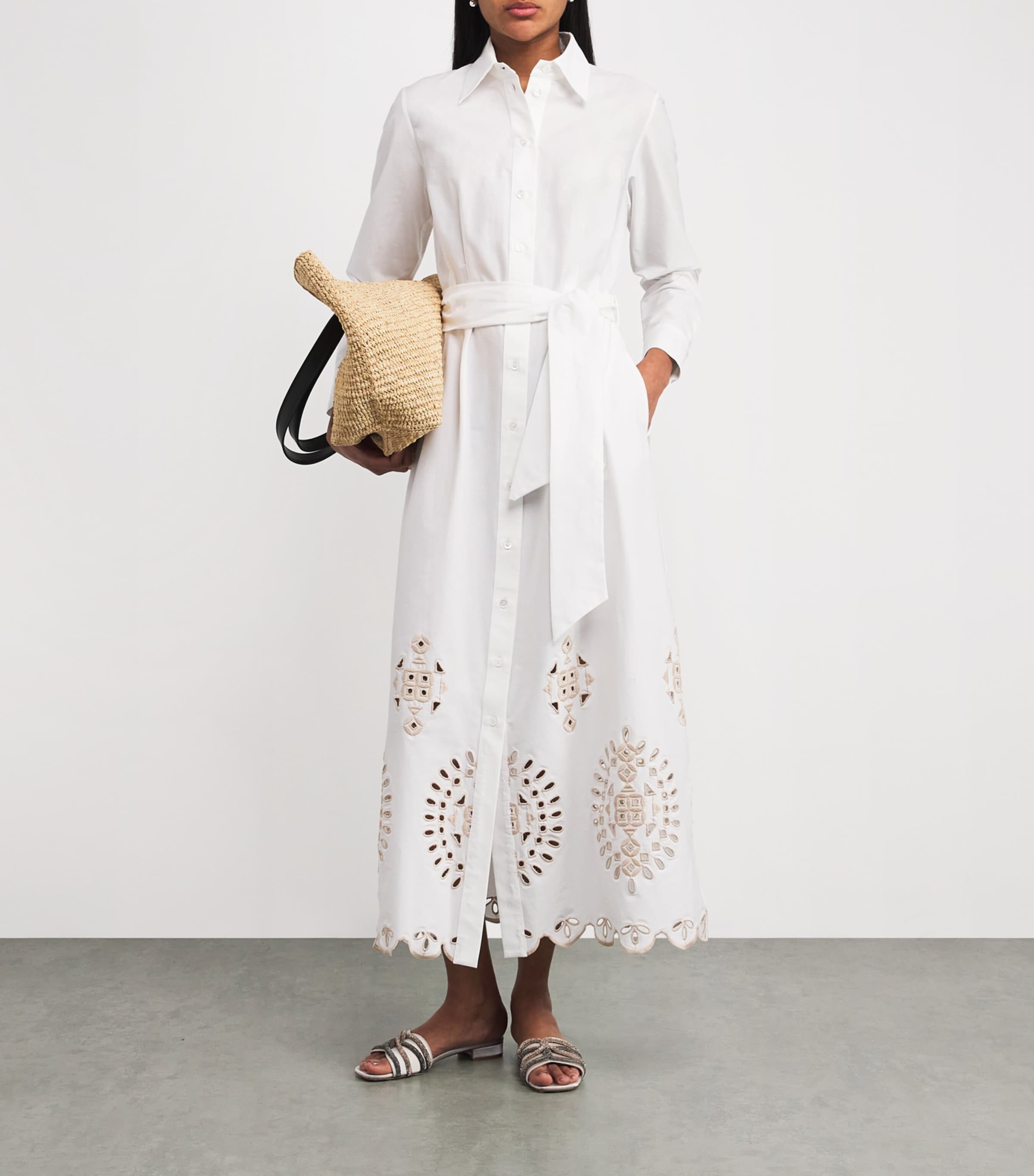 Satin Embellished Mules 20 SABBIA Image 6