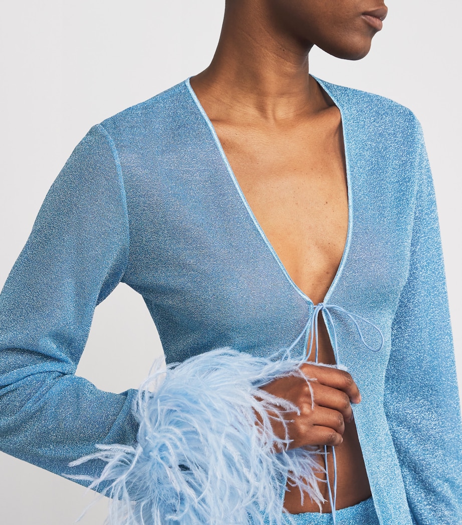 Lumiere Plumage Kaftan CRYSTAL Image 6