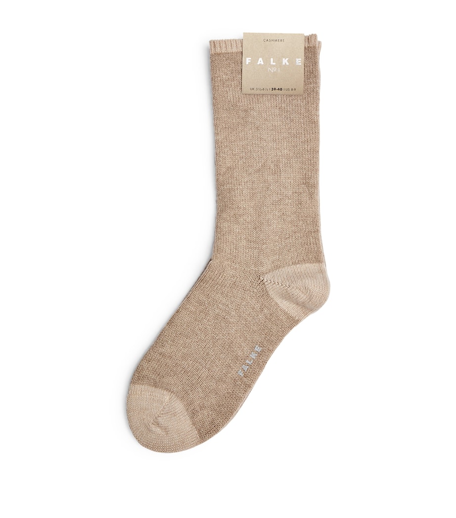 No.1 Cashmere Socks 4060 BEIGE Image 1
