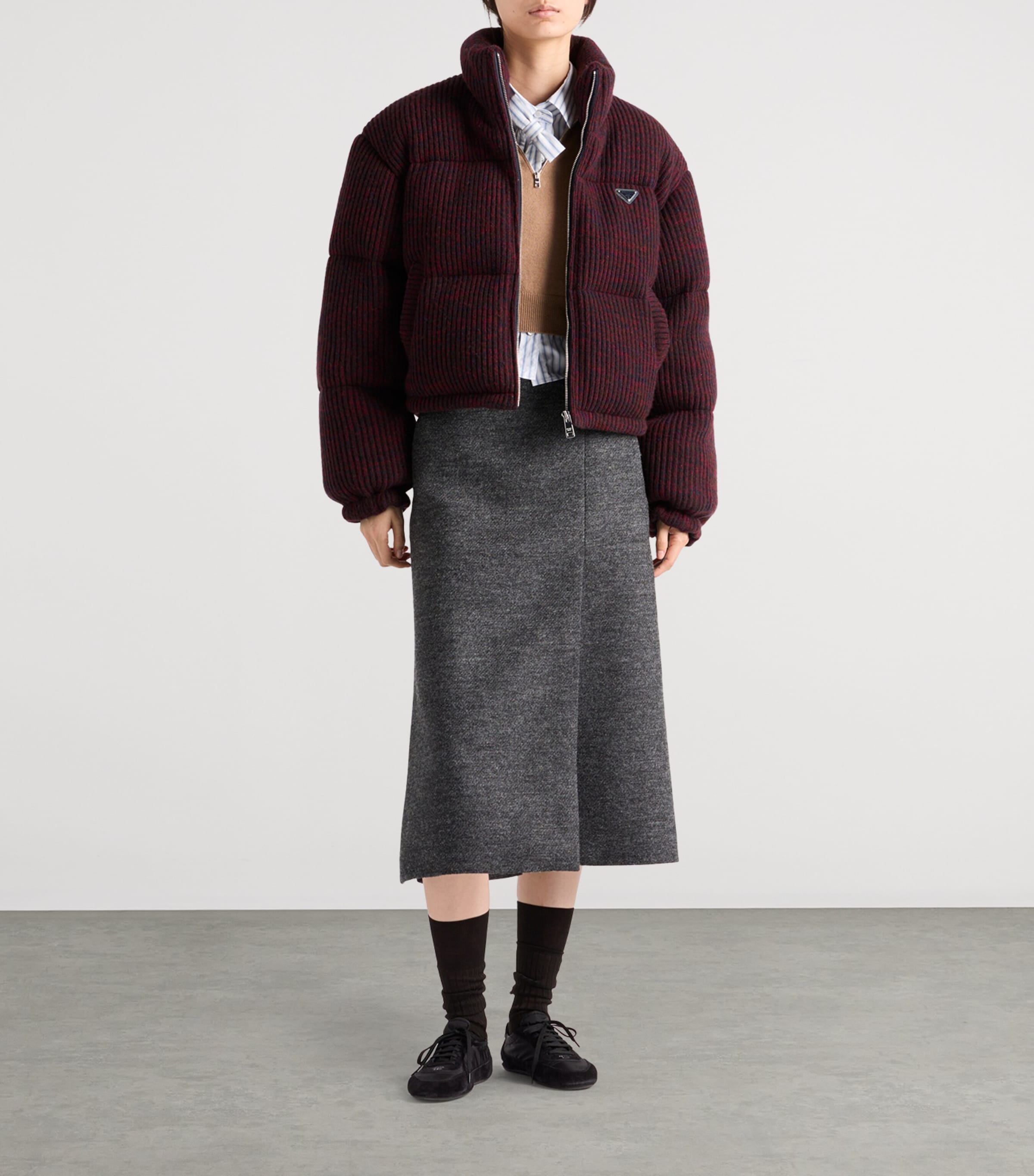 Wool-Cashmere Down Jacket F016G Image 2