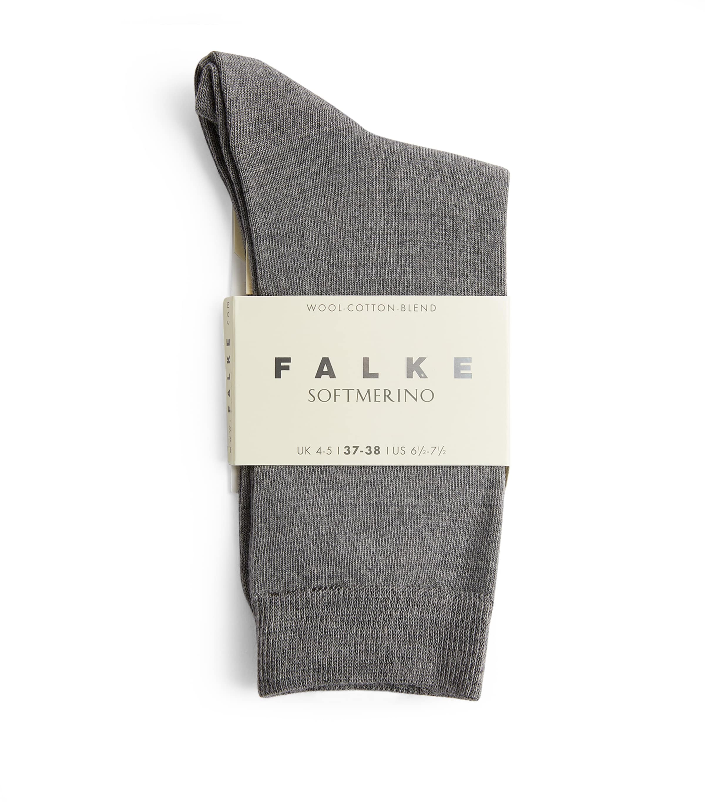 Falke Merino Wool-cotton Socks In Grey