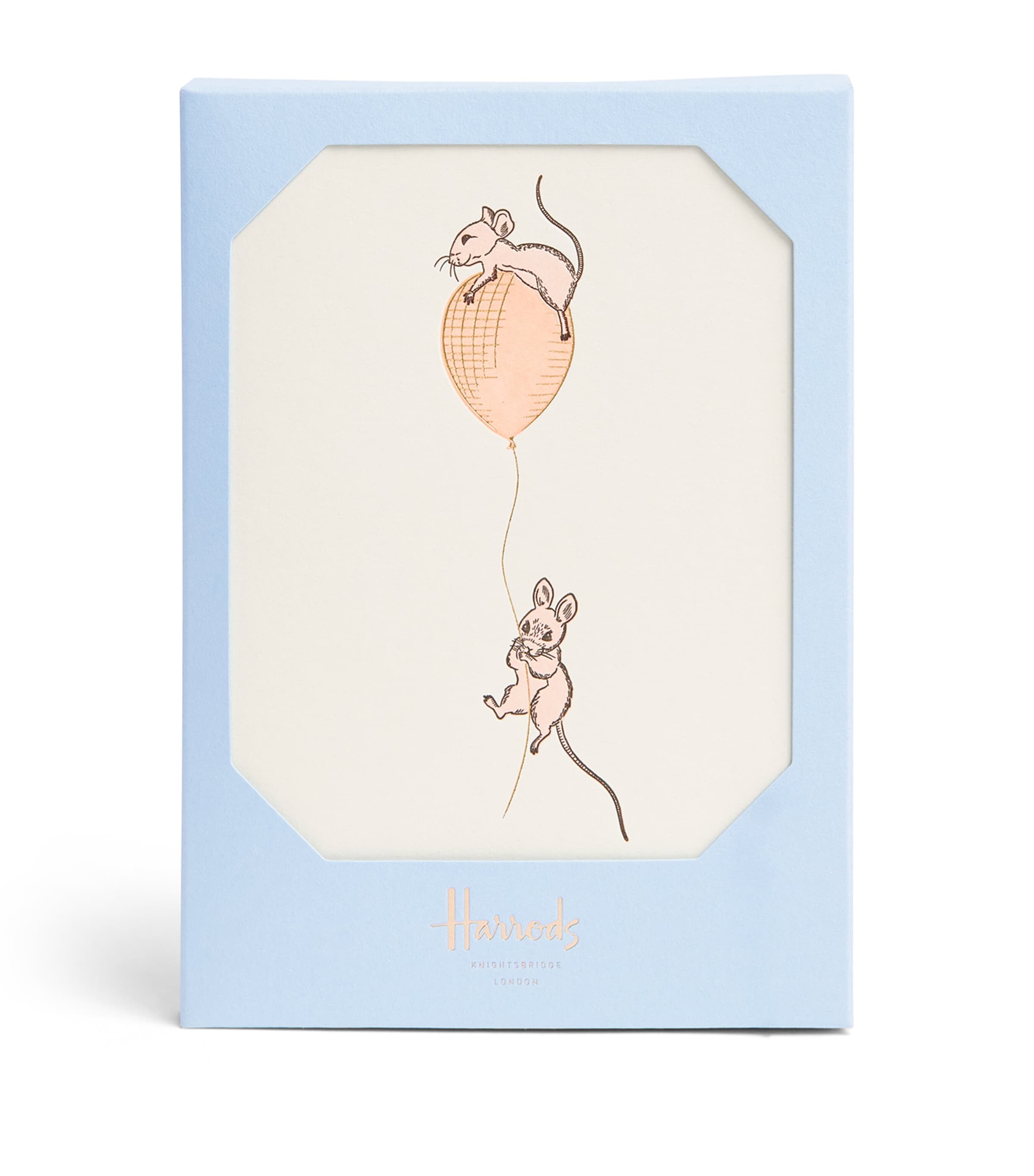Harrods Mouse Cards In Blue