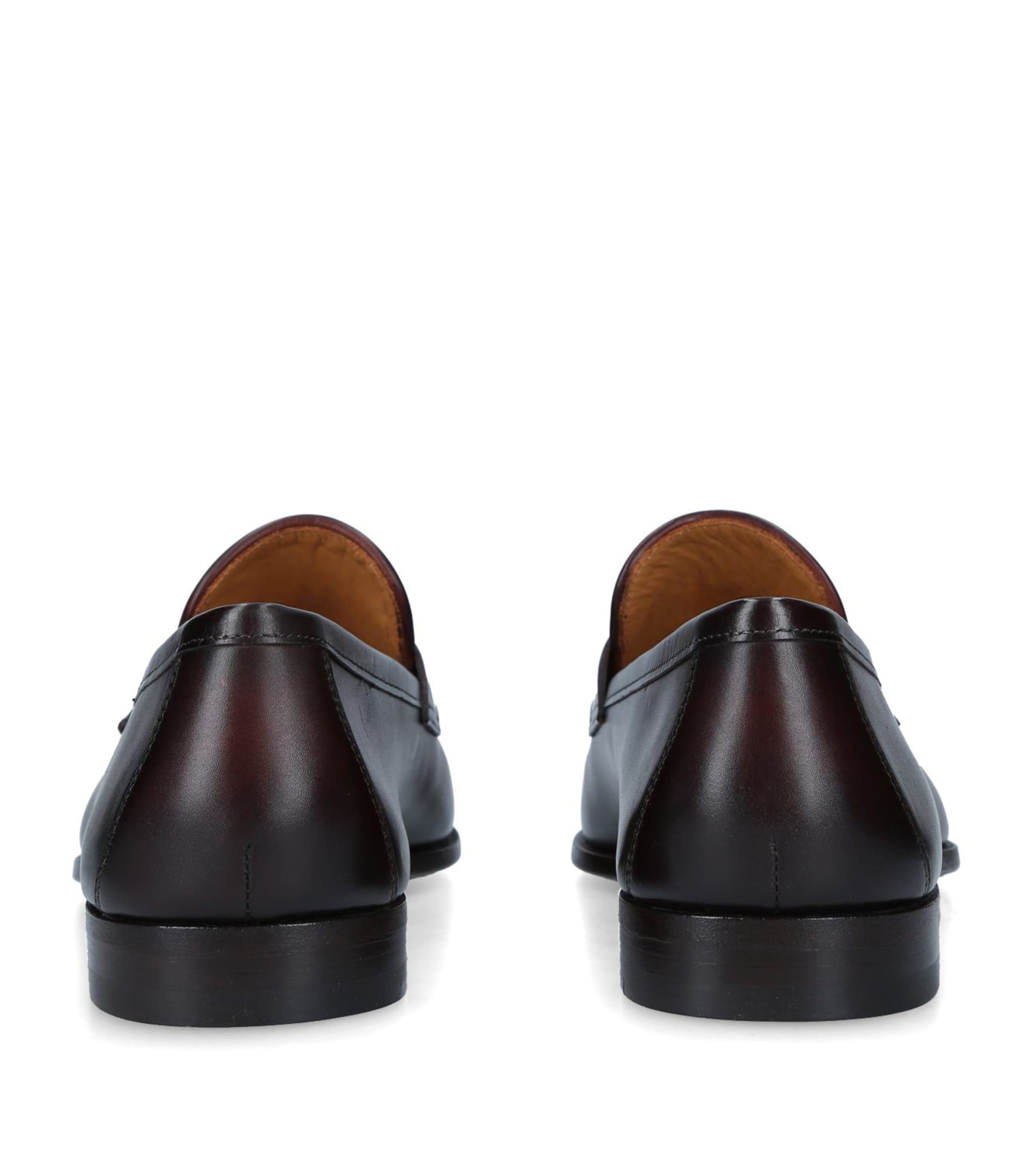 Leather Delos Dress Loafers MID BROWN Image 2