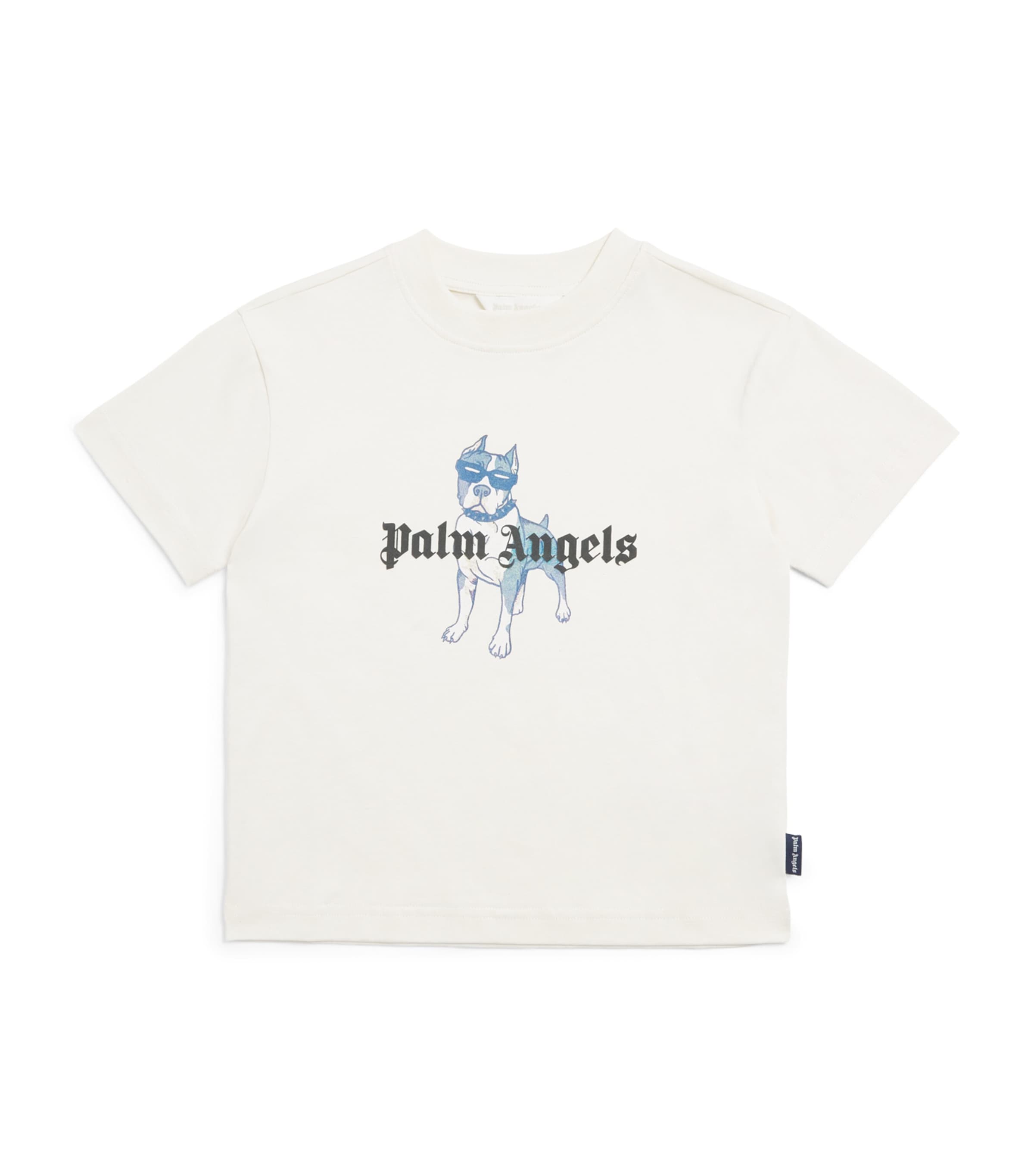 Palm Angels Kids Cotton Print T-Shirt (4-12+ Years) White Image 1