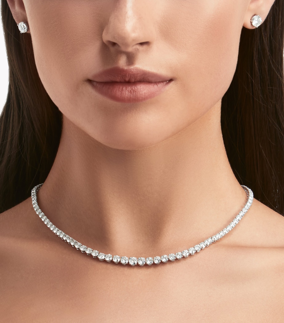 Graff White Gold and Diamond Classic Graff Necklace White Gold Image 2