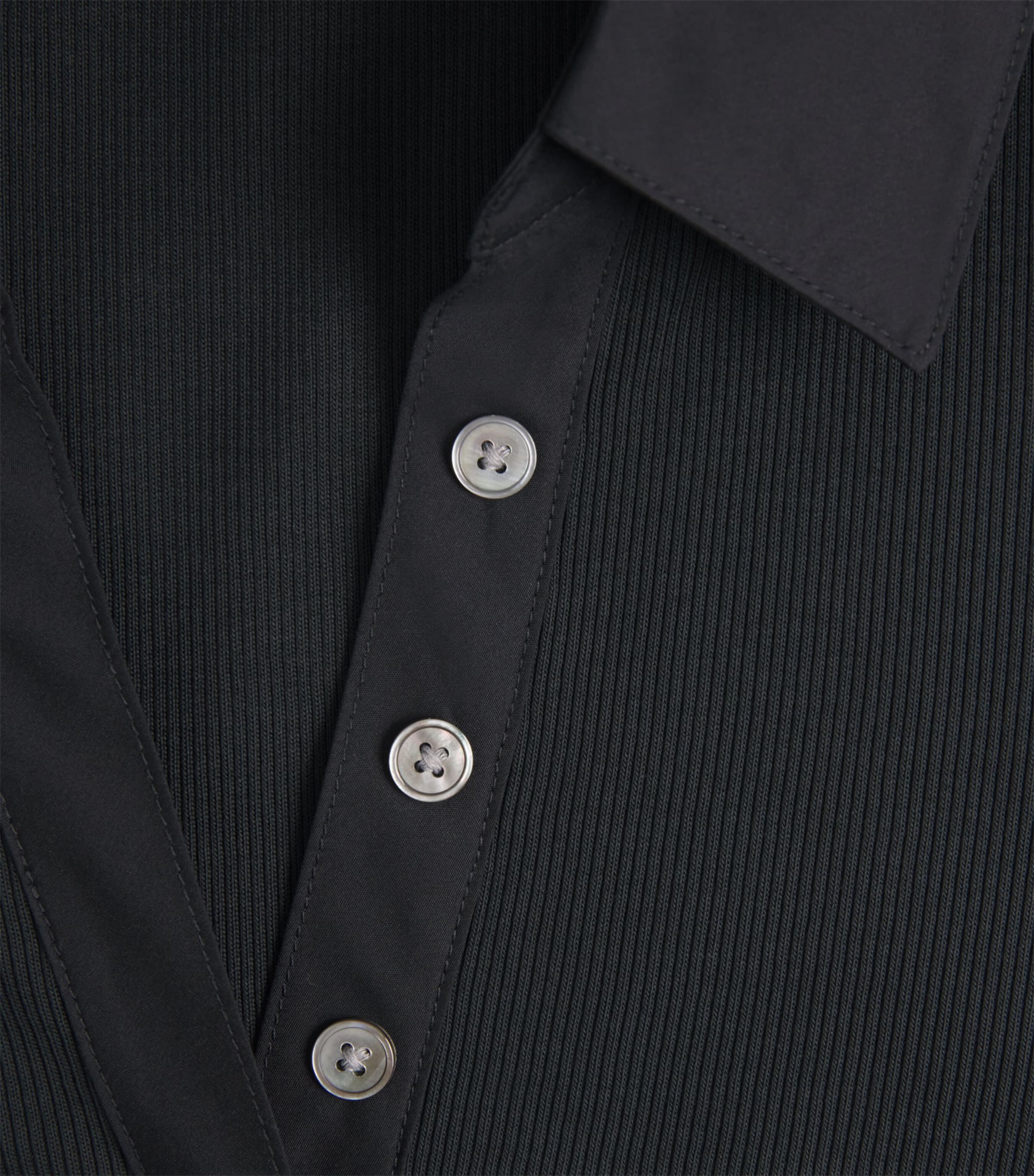 Cotton-Blend Kearney Polo Shirt B0002 BLACK Image 5