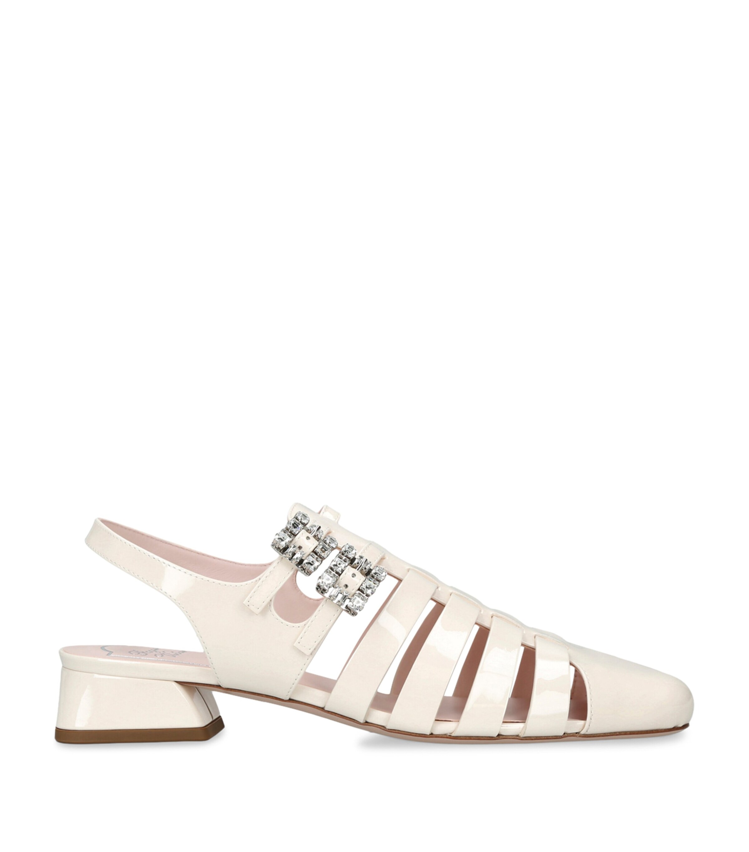 Roger Vivier Leather Mini Très Vivier Sandals 25 | Women Shoes | Heels | Sandals | Designers | Roger Vivier