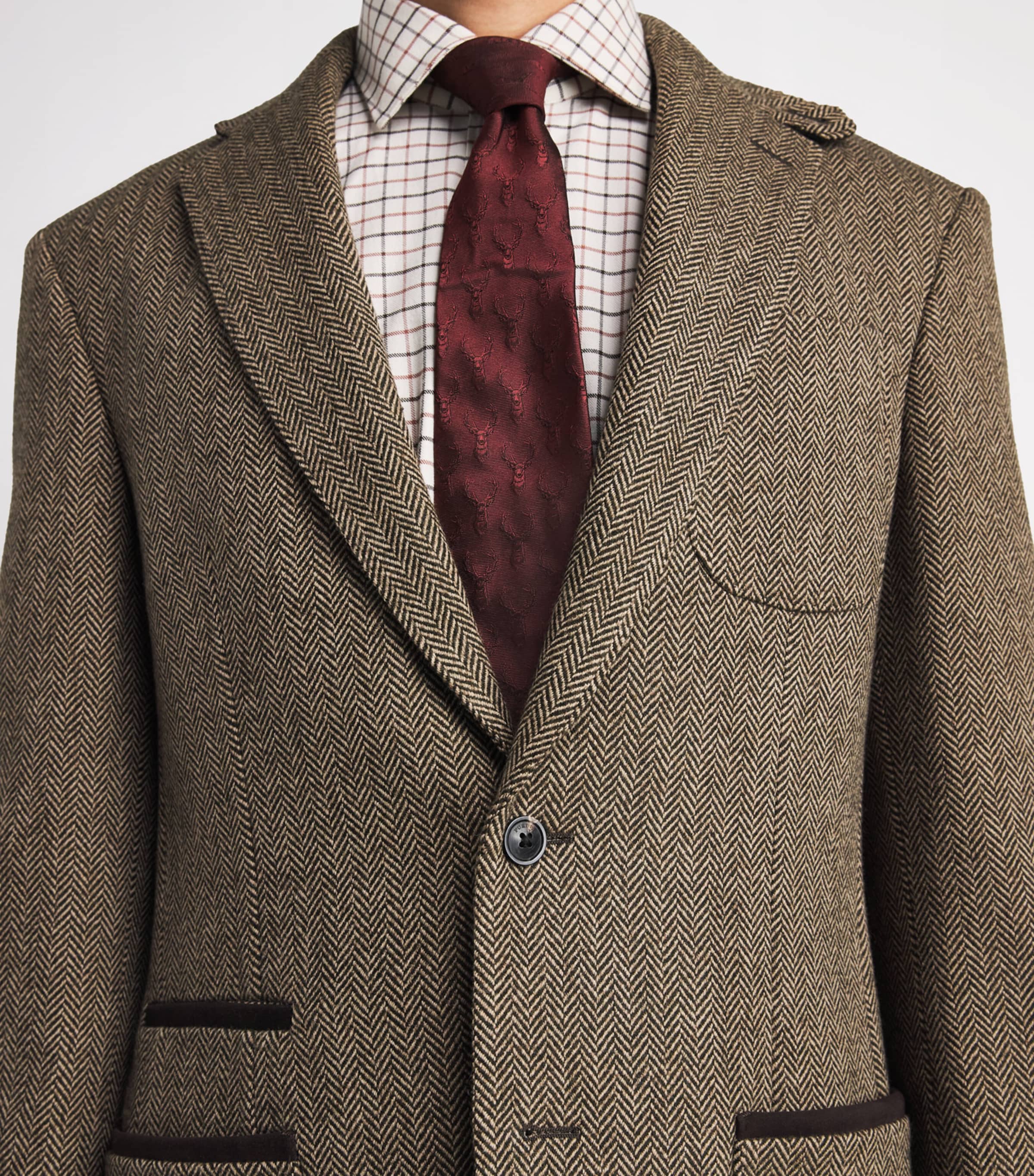 Purdey Silk Stags Gaze Tie Aur Image 3