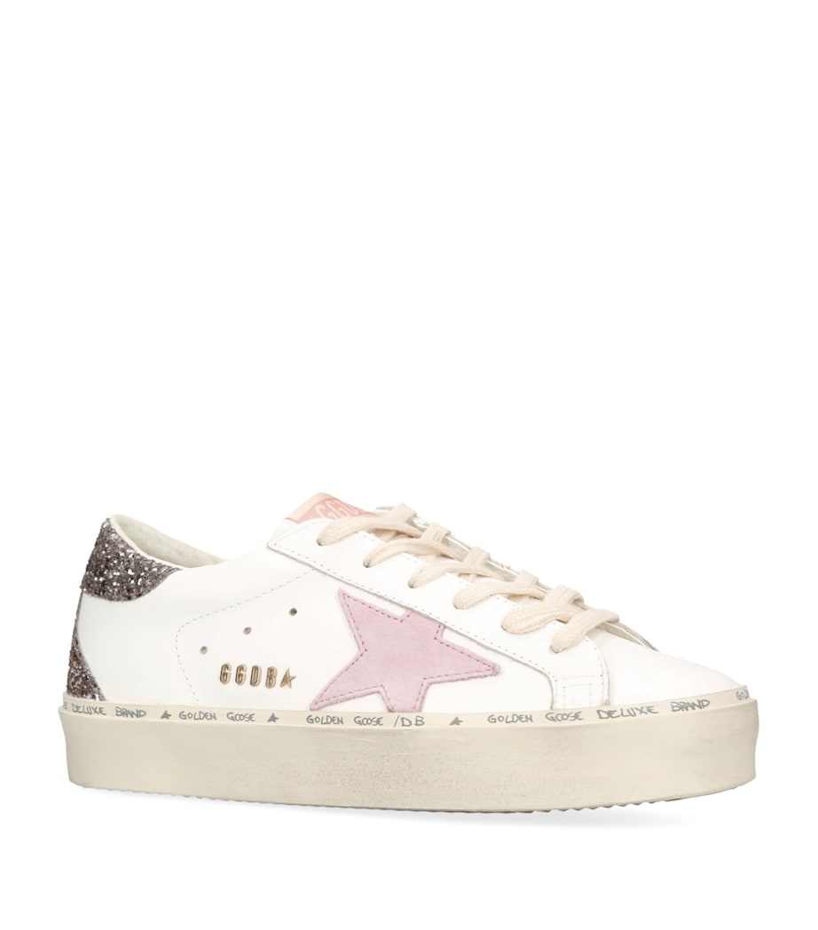 Golden Goose Leather Hi Star Sneakers White/comb Image 3