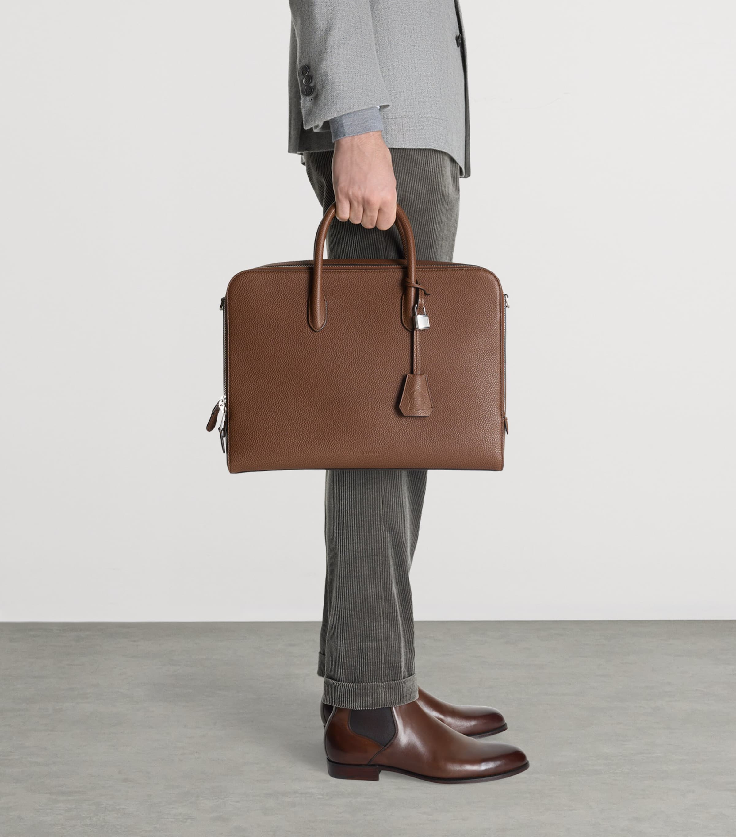 Dunhill Leather Bourdon 38 Briefcase Image 2