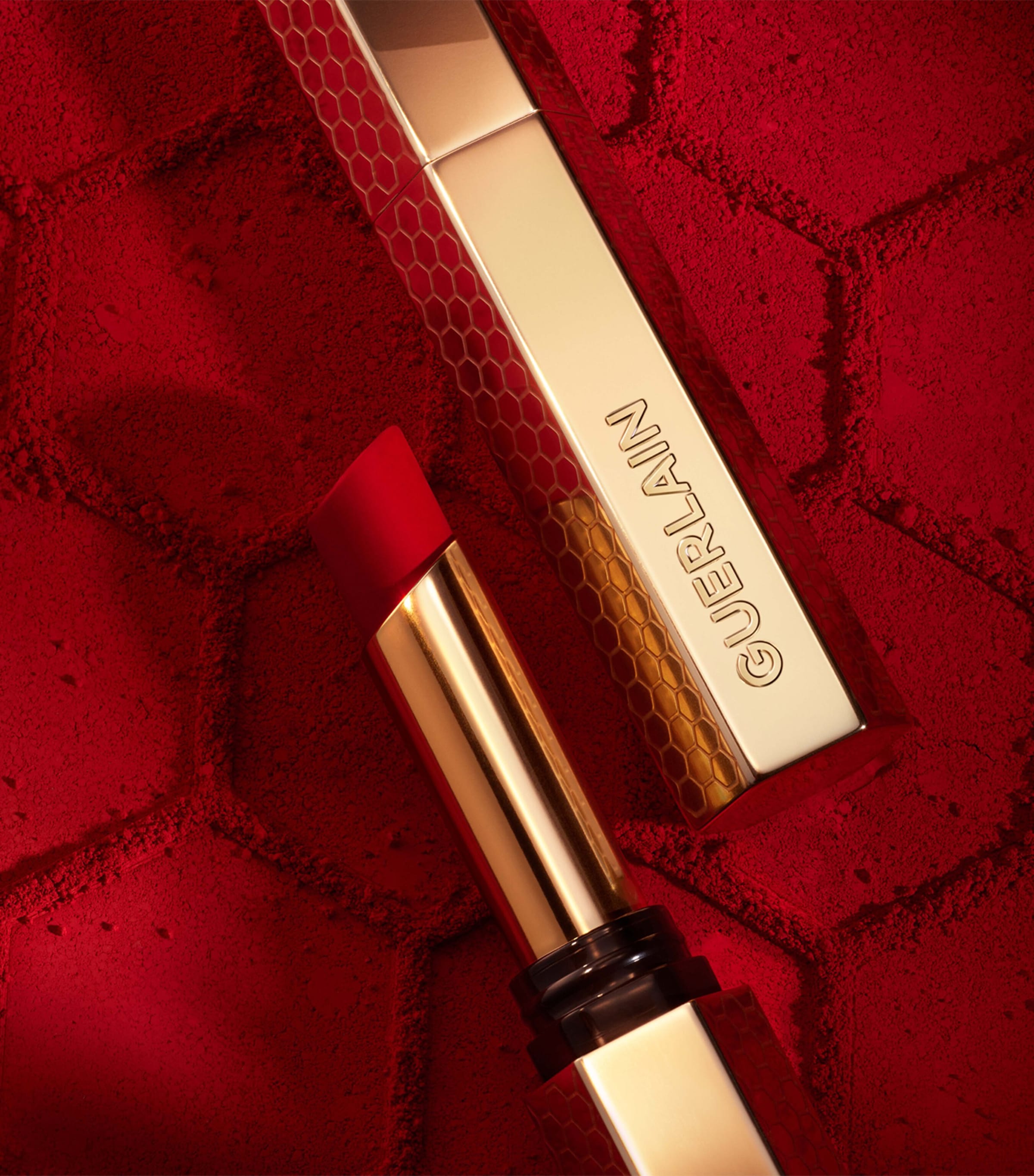 Guerlain KissKiss Honey-Infused Intense Lipstick - Refill Blooming Lily Image 6