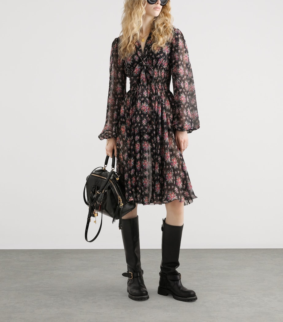 Silk Floral Midi Dress HN5XKMAZZOLINI Image 2