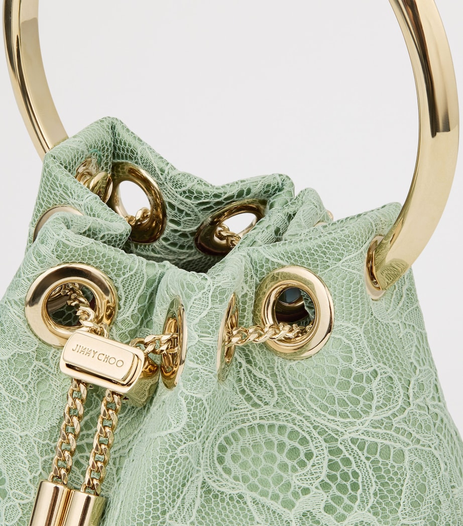 Micro Bon Bon Top-Handle Bag VERDE/LIGHT GOLD Image 5