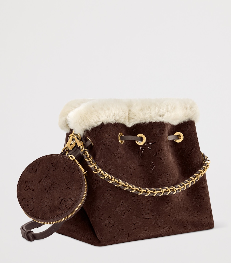 Leather Bella Bucket Bag CHOCOLATE BROWN Image 2