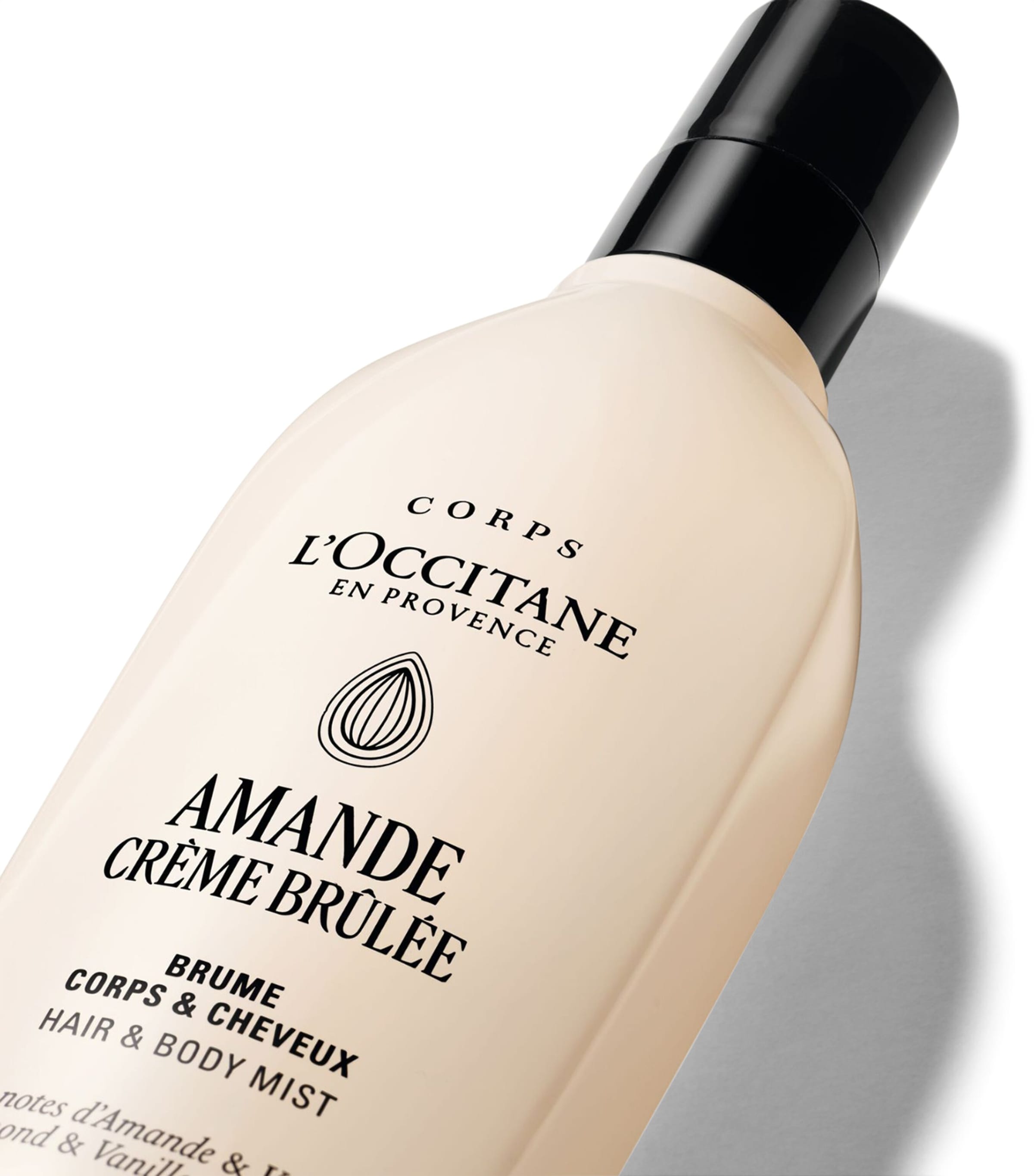 L'Occitane Roasted Almond Crème Brûlée Hair and Body Mist (100ml) Image 2