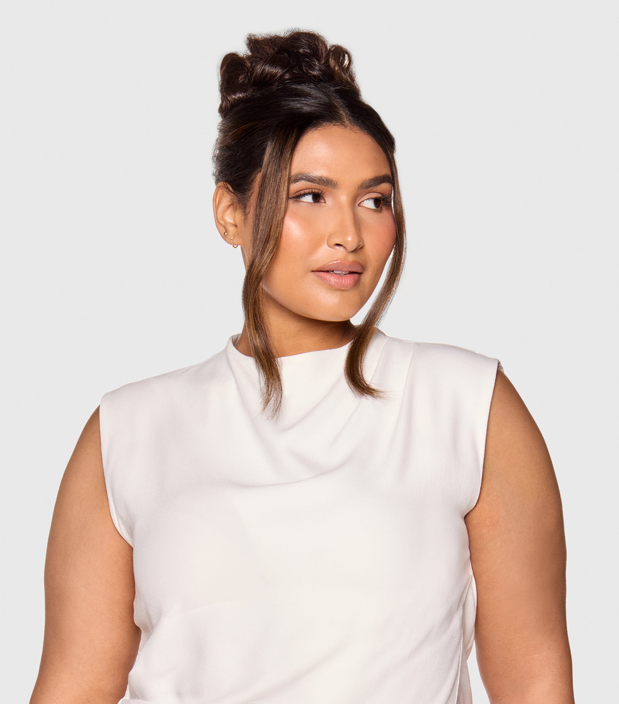 Beauty Works x Huda BARELY THERE Mix & Match Minis Clip-In Hair Extensions (18") SPICED OUD Image 5