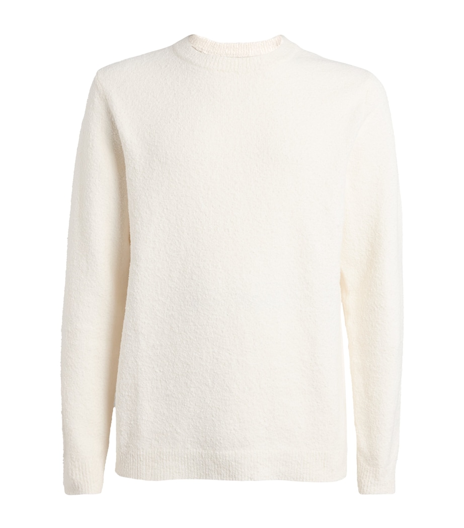 Cotton-Blend Sanino Sweater CLEAR CREAM Image 1