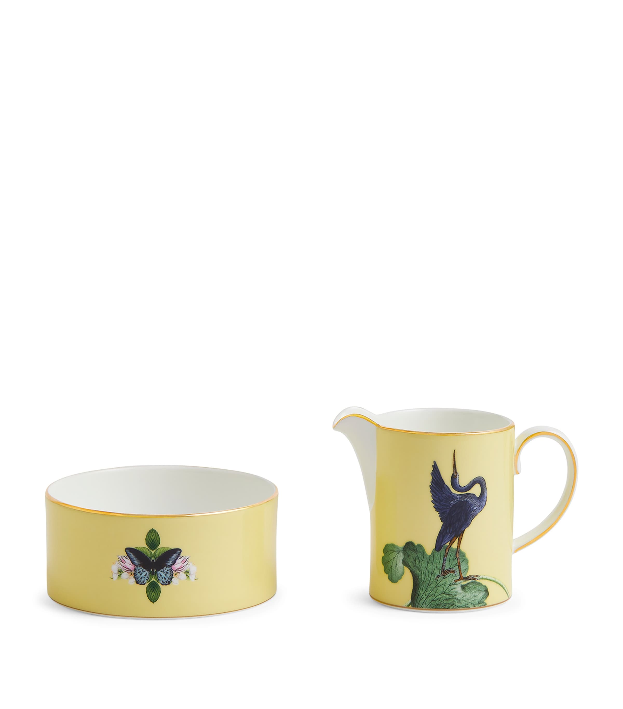 Wedgwood Waterlily Sugar and Creamer Set | Dining | Tableware | Tea Sets | Designers | Wedgwood