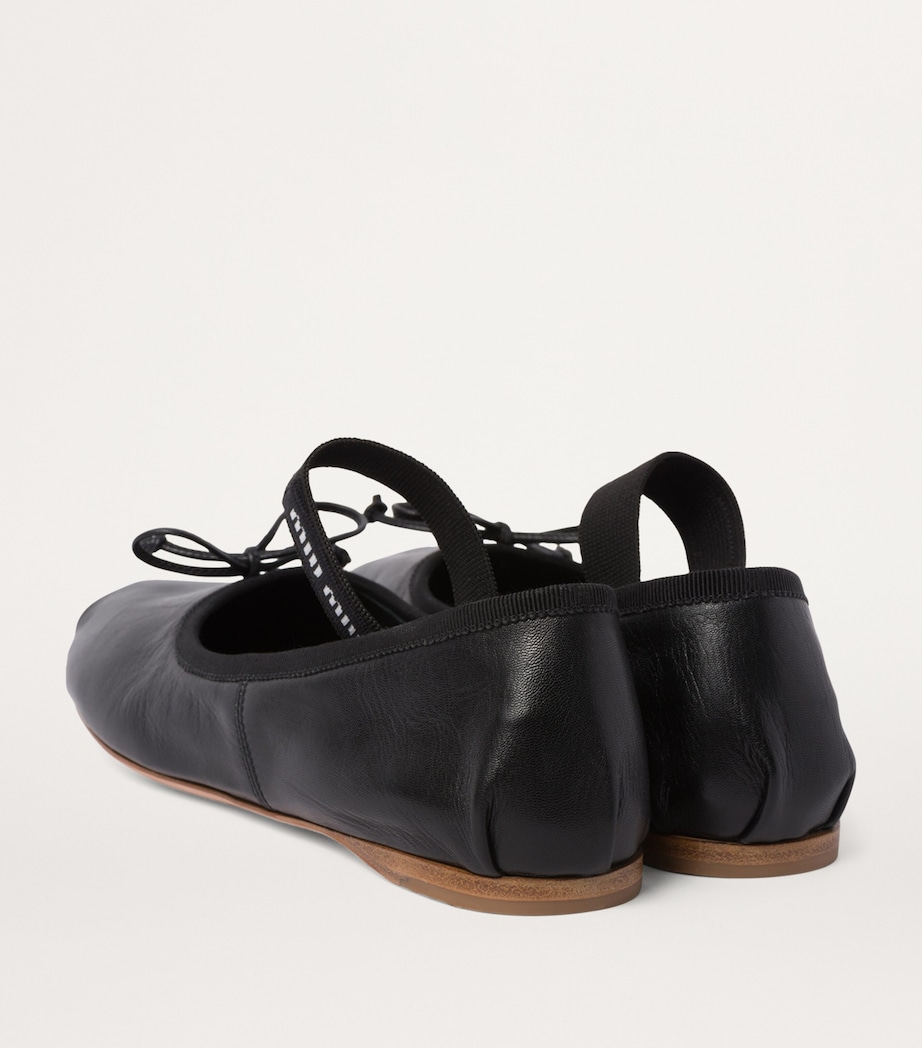 Leather Ballet Flats F0002 Image 4